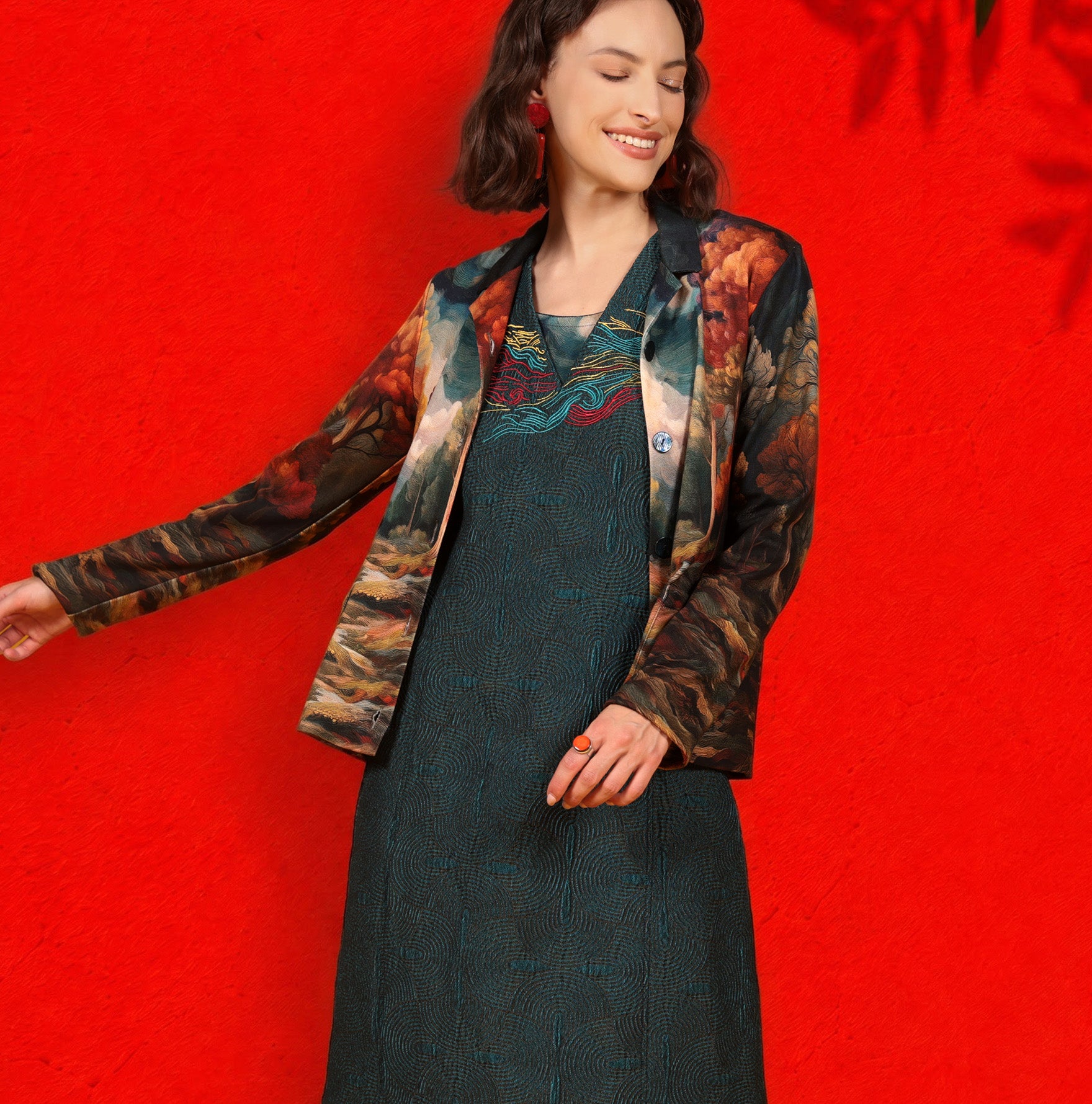 LA ROBE EN JACQUARD | SUR LA ROUTE DE MOUSTIERS