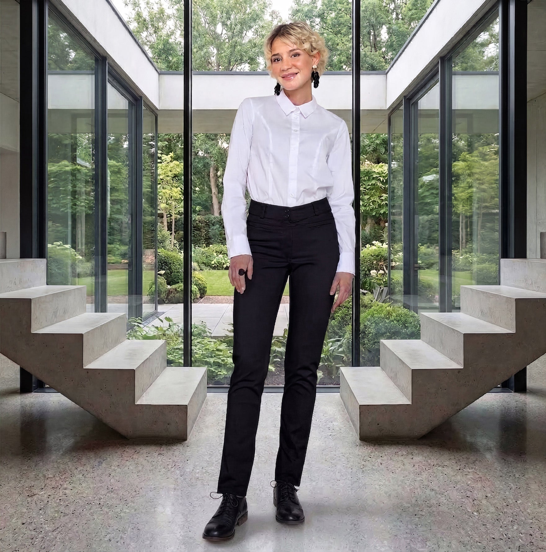 Le pantalon suédé 2026 - Noir