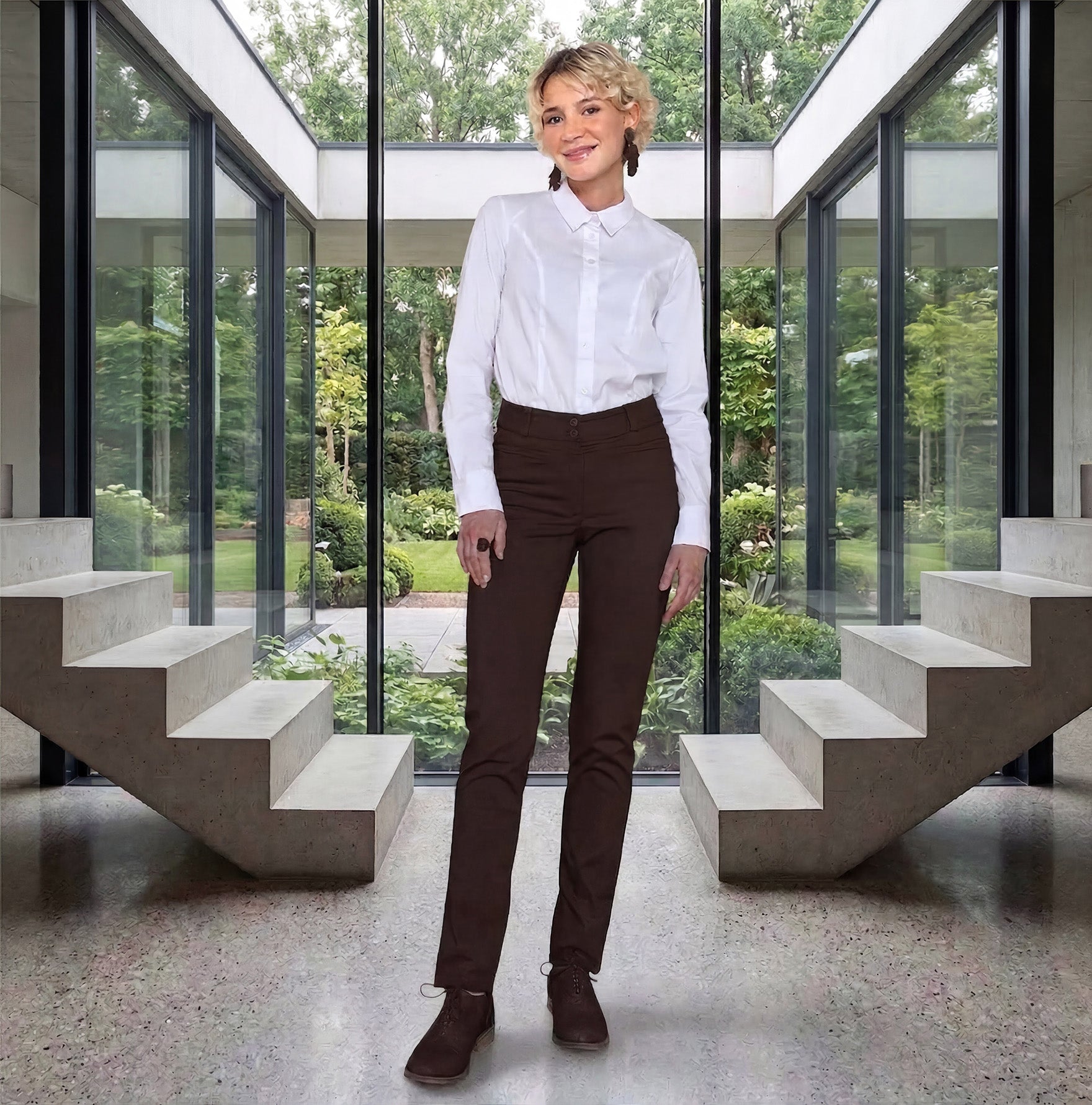 Le pantalon suédé 2026 - Chocolat