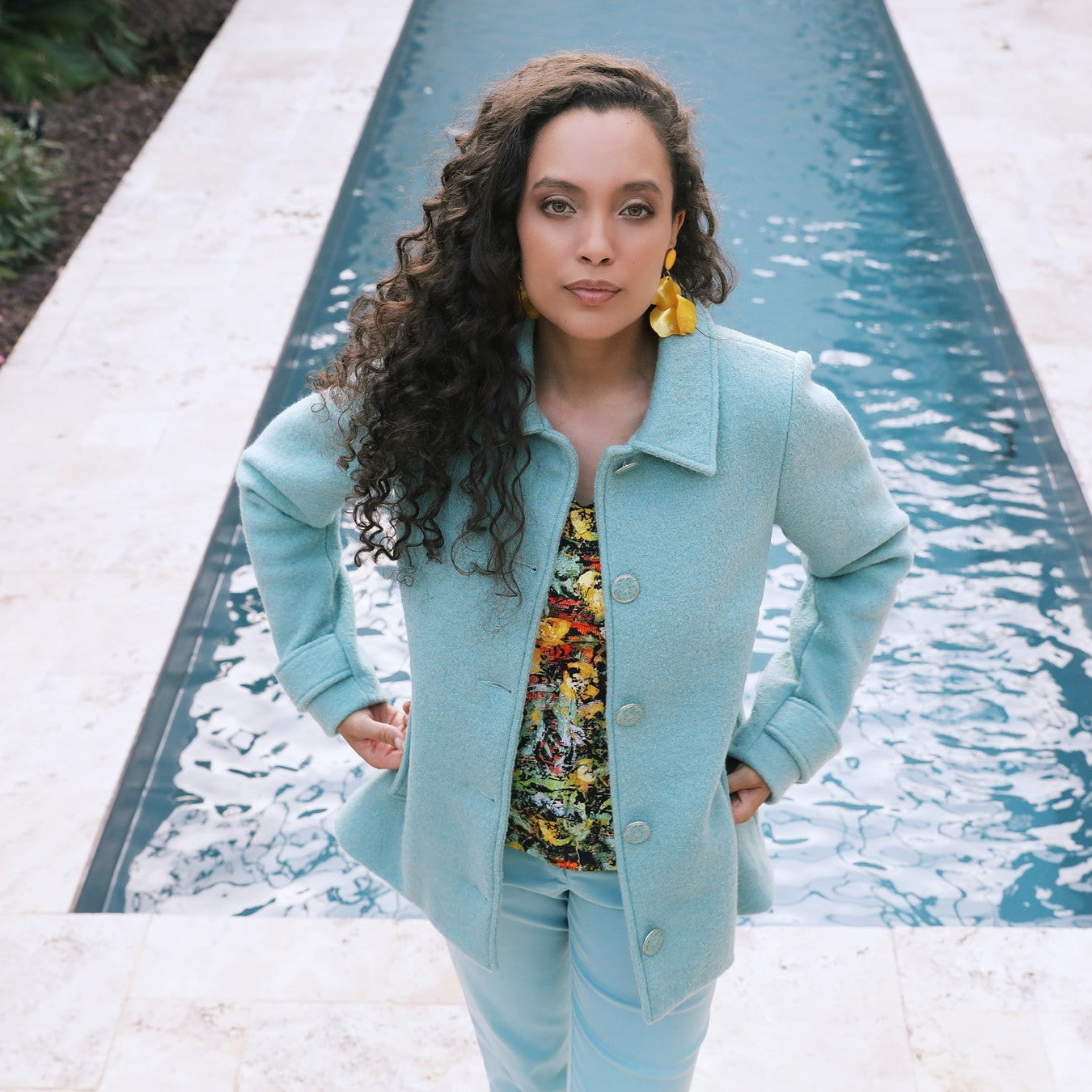 LA VESTE EN LAINE | A FLEUR DE PEAU