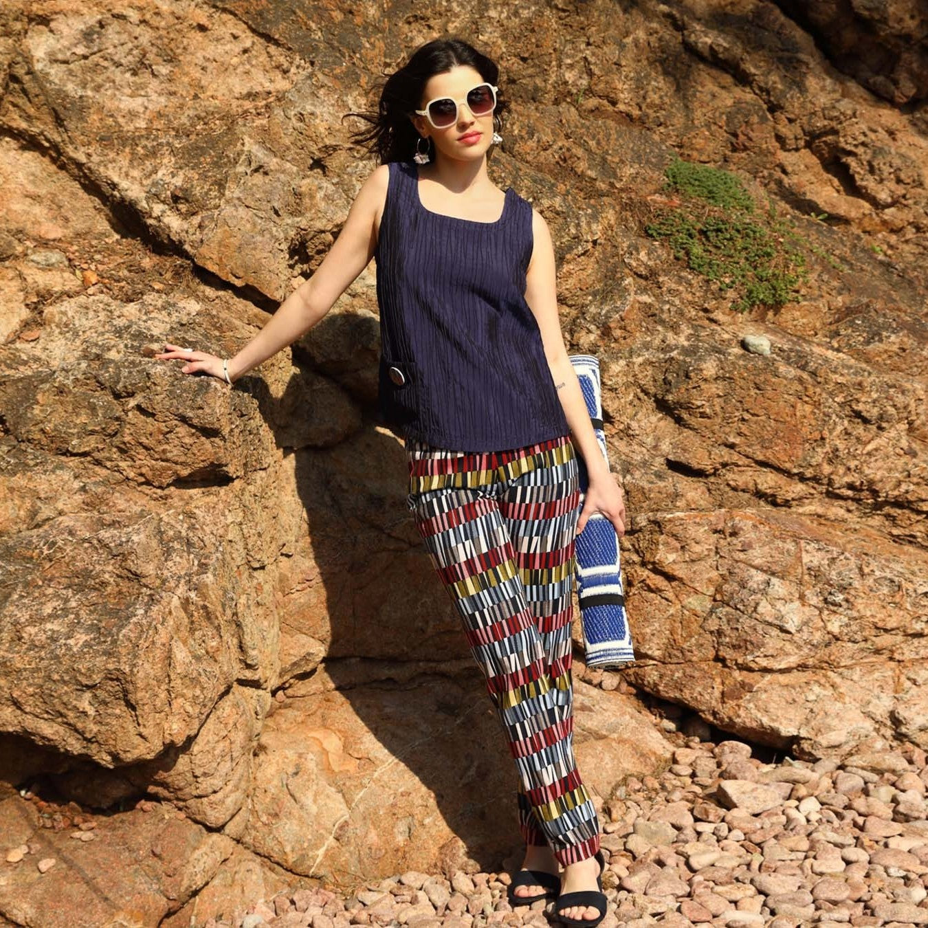 THE JACQUARD PANTS | NEW WAVE