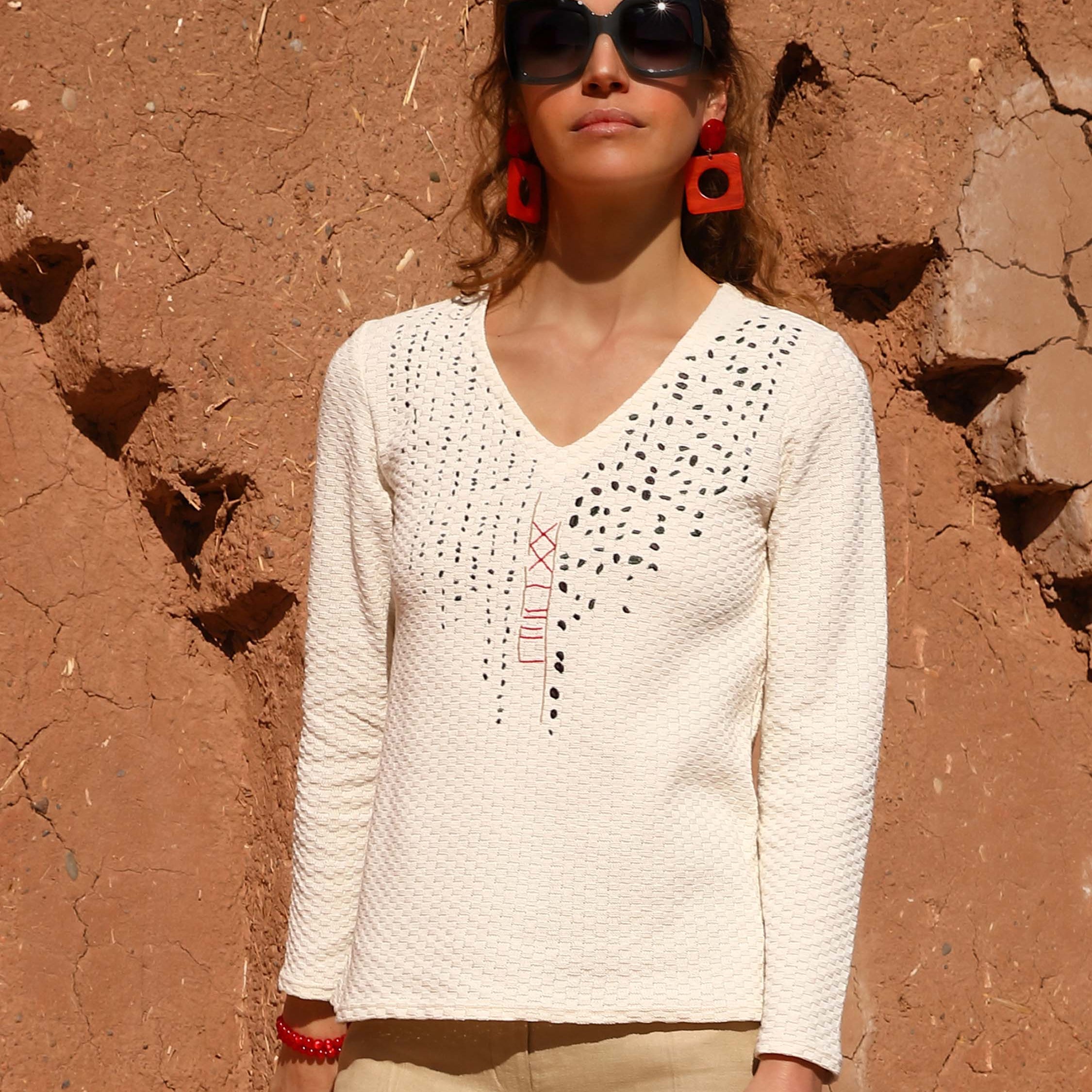 SWEATER | ALONG THE FLAX THREAD