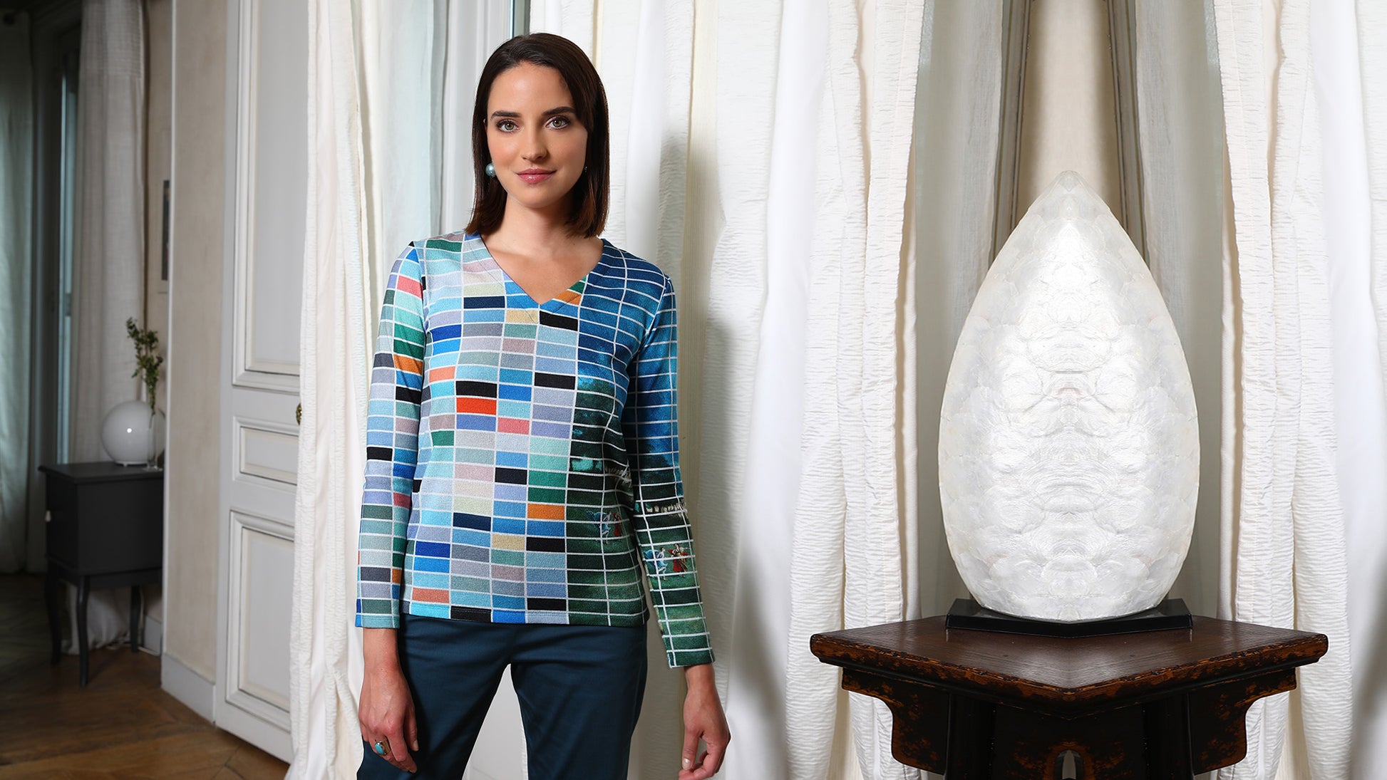 LE PULL COL V | HARMONIA