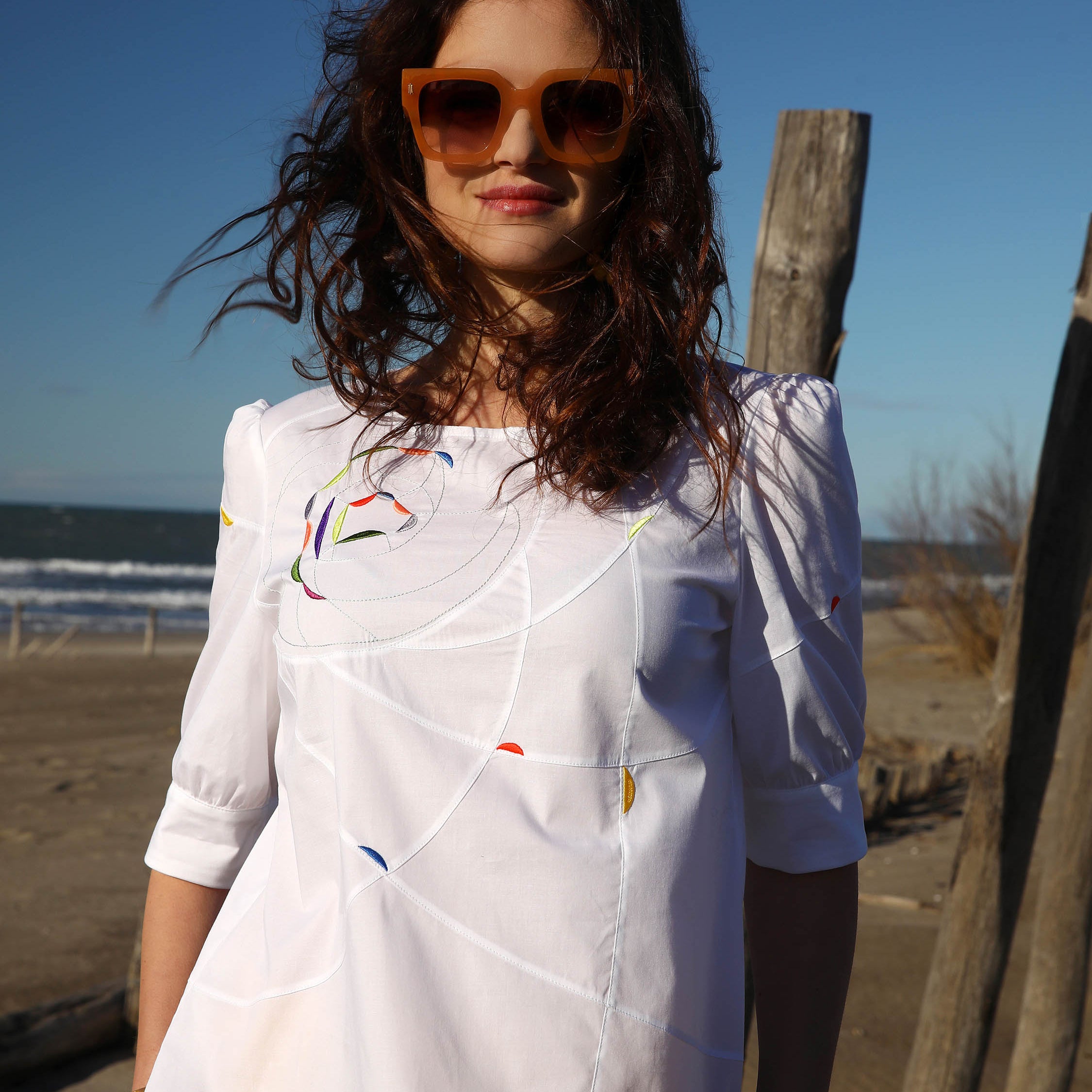 EMBROIDERED TOP | FULL SUN