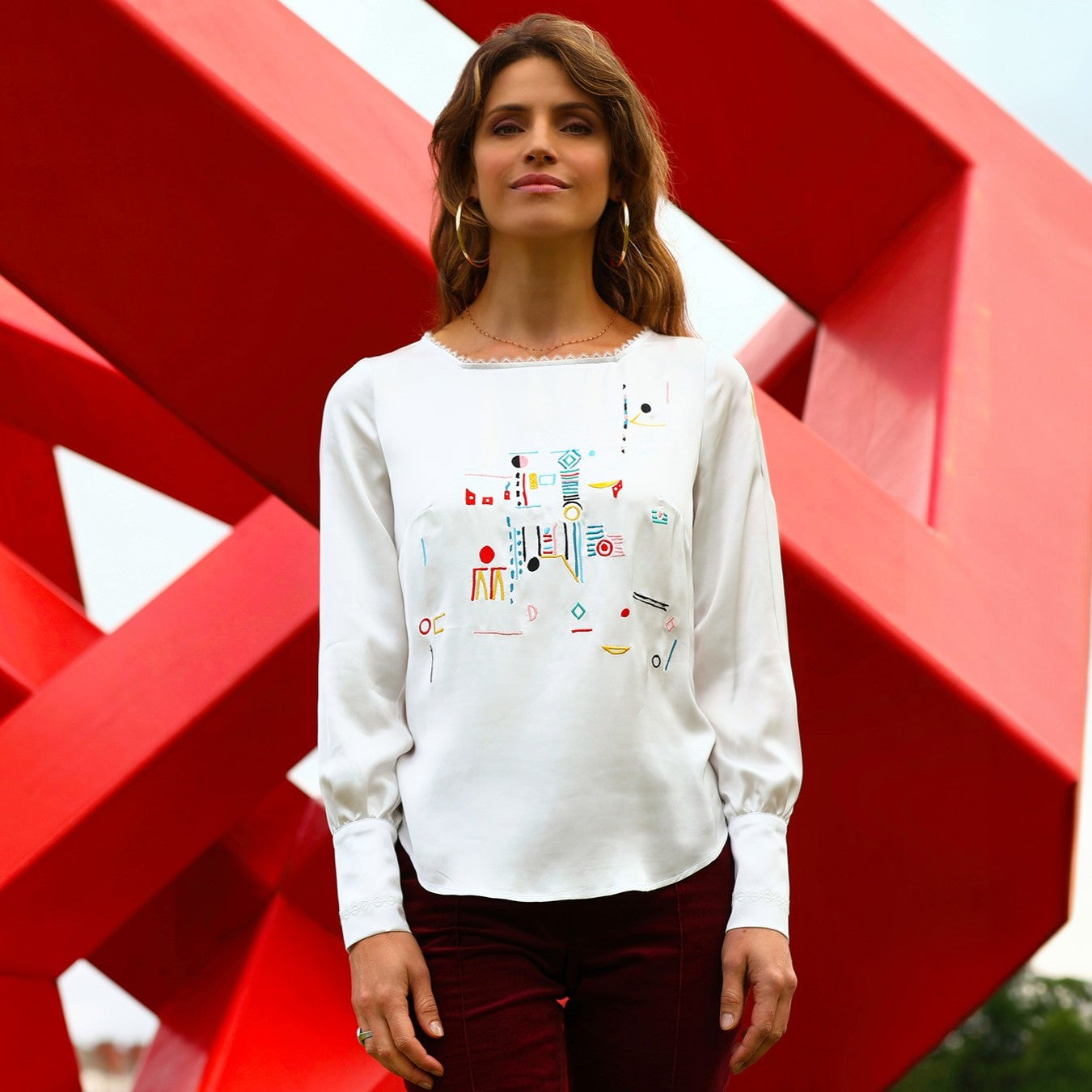 THE EMBROIDERED TOP | UP TO YOU