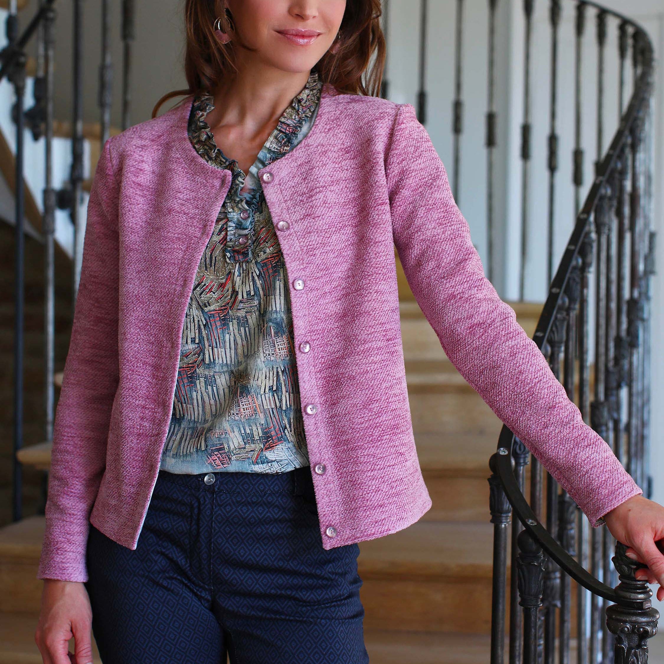 THE BOUCLETTE CARDIGAN | LUMINESCENCE