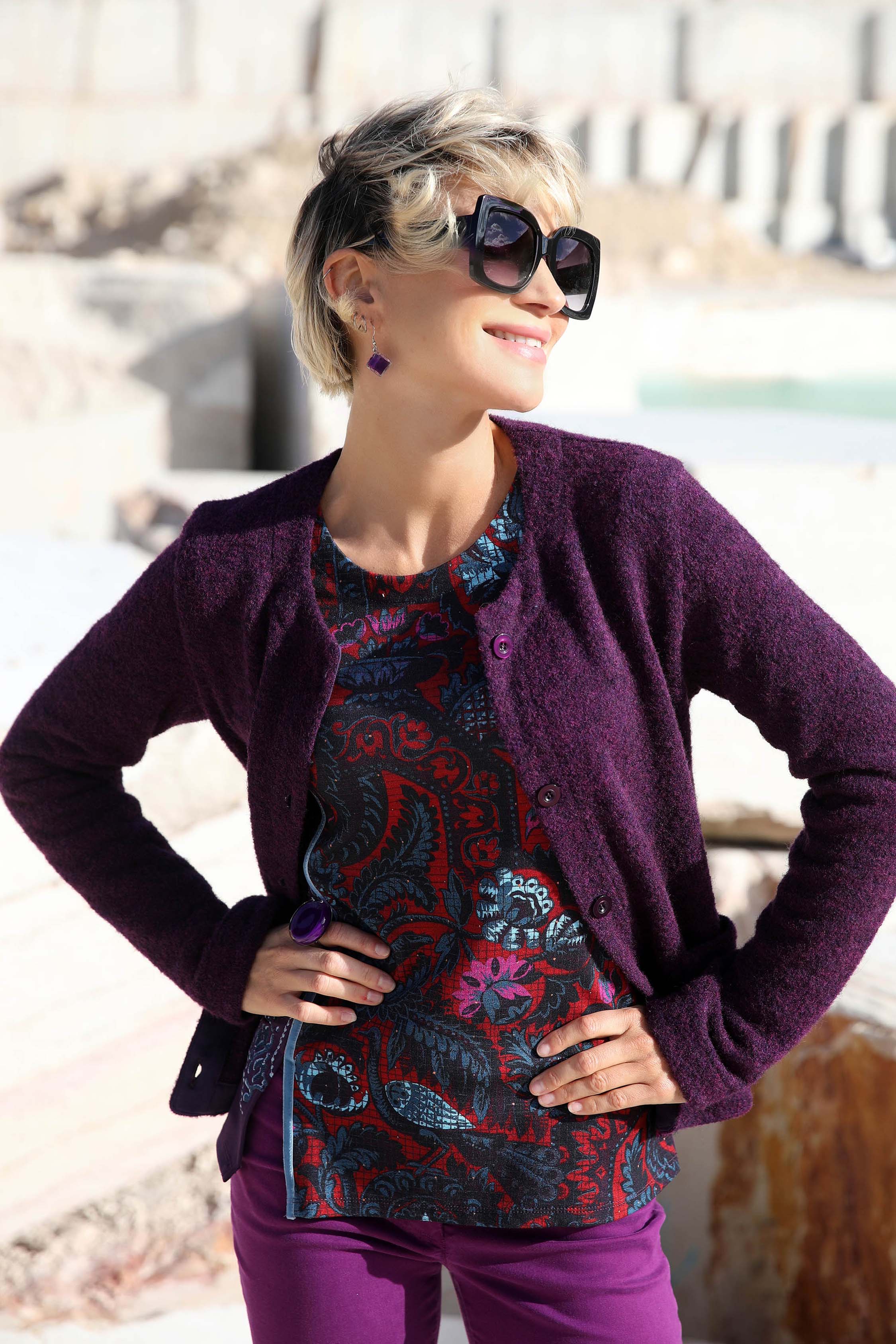 LE CARDIGAN CASSIS | MEMORY