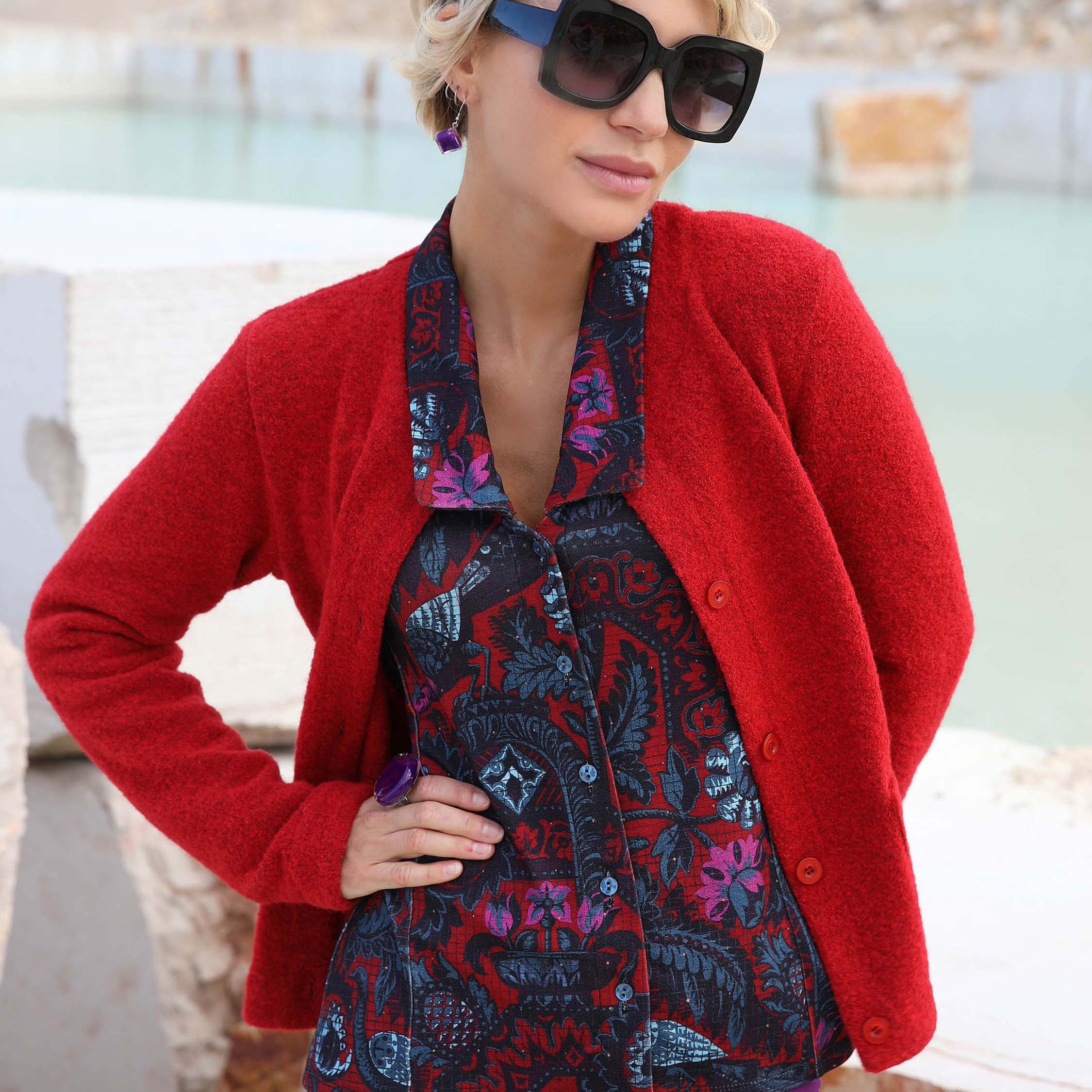 LE CARDIGAN COQUELICOT | MEMORY