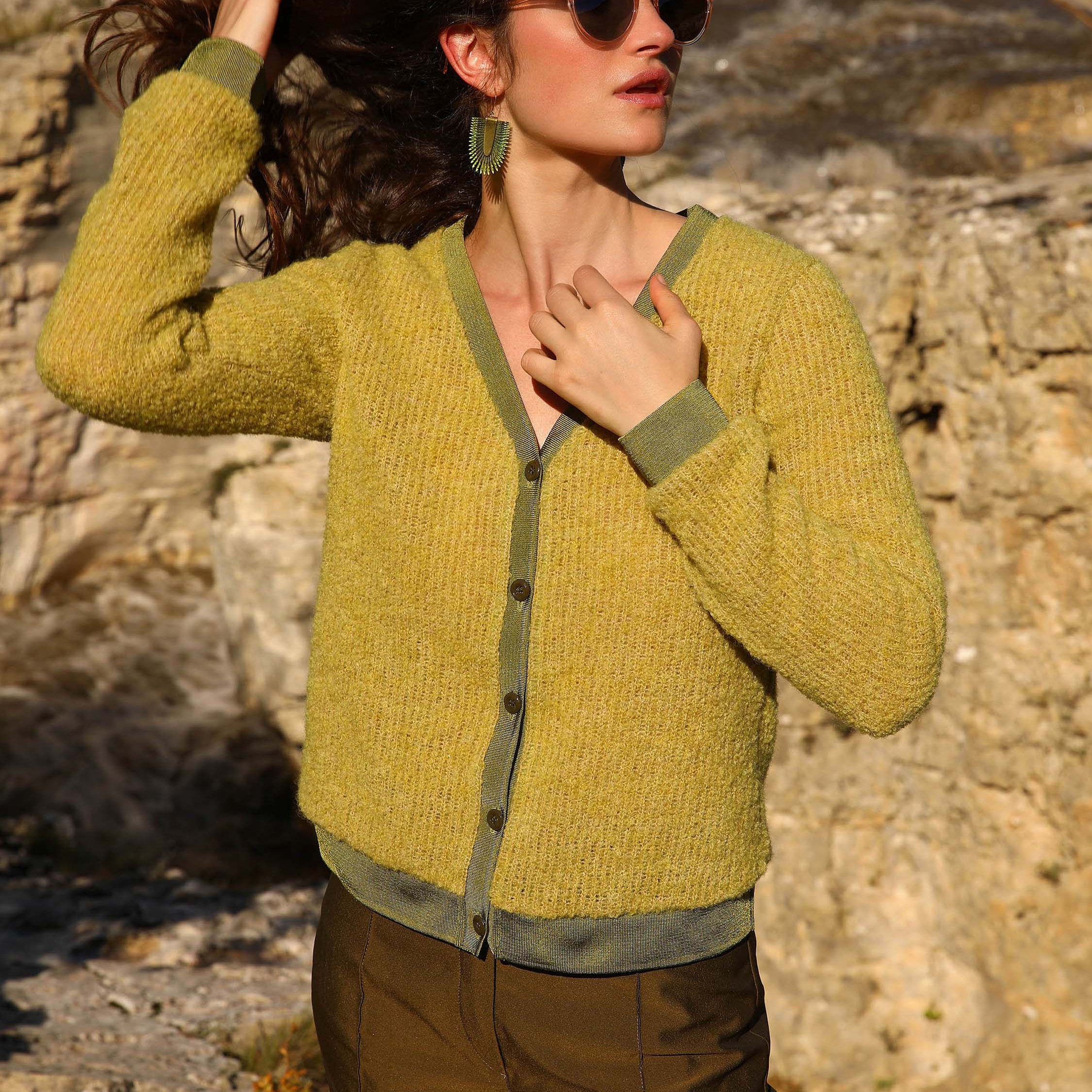 LE CARDIGAN TRICOTÉ | LES BEAUX JOURS