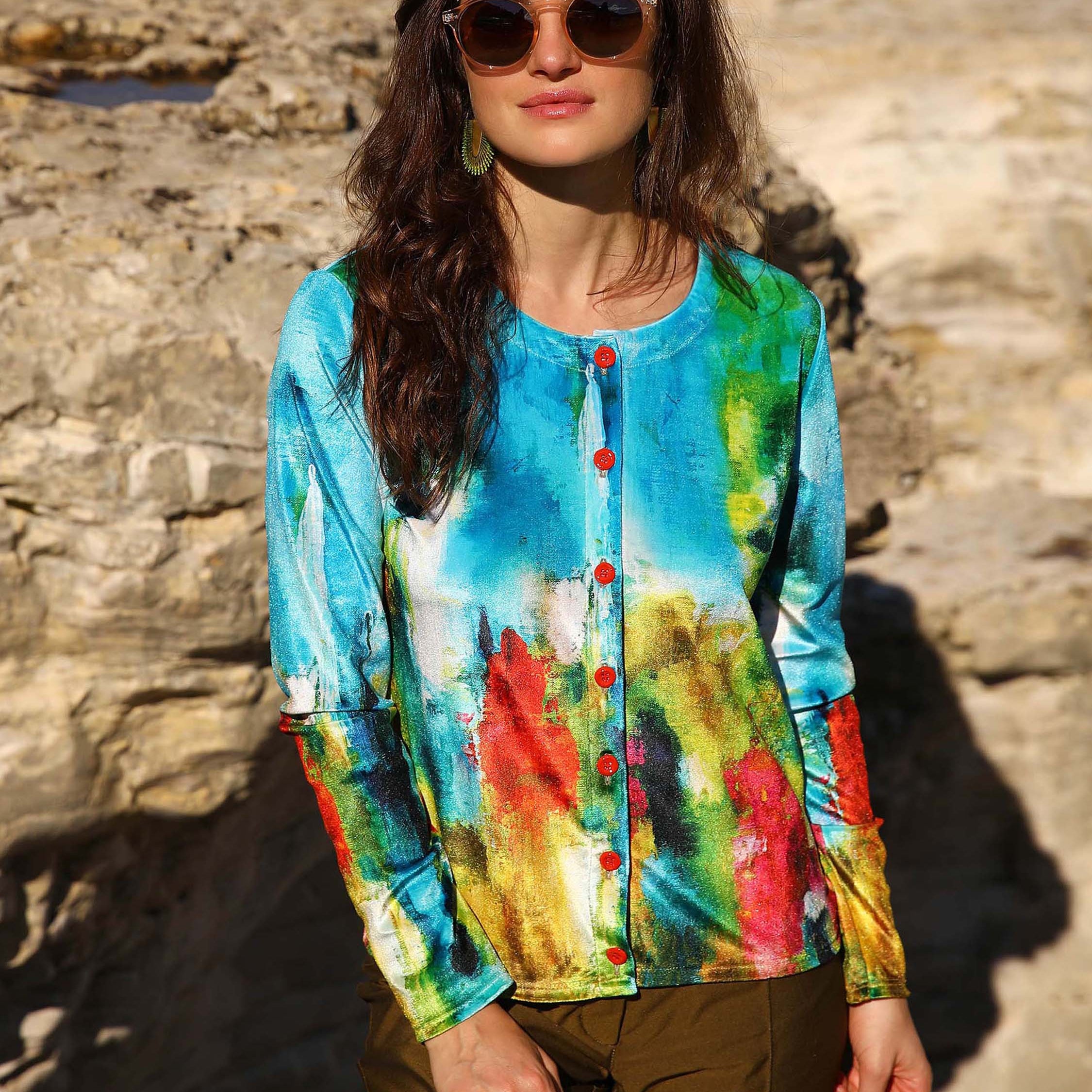 THE VELVET CARDIGAN | THE BEAUTIFUL DAYS