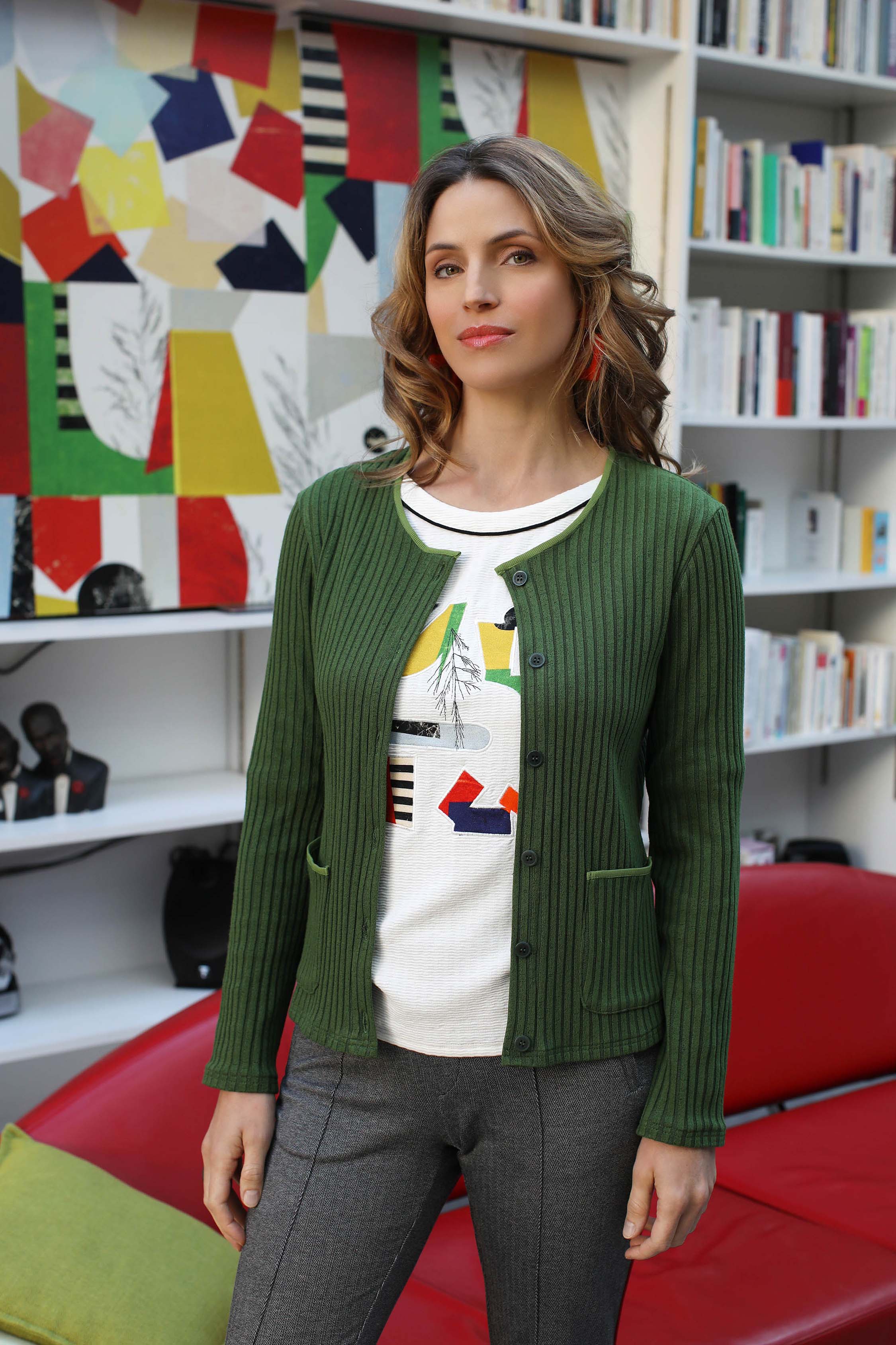 THE GREEN CARDIGAN | ALL TOGETHER