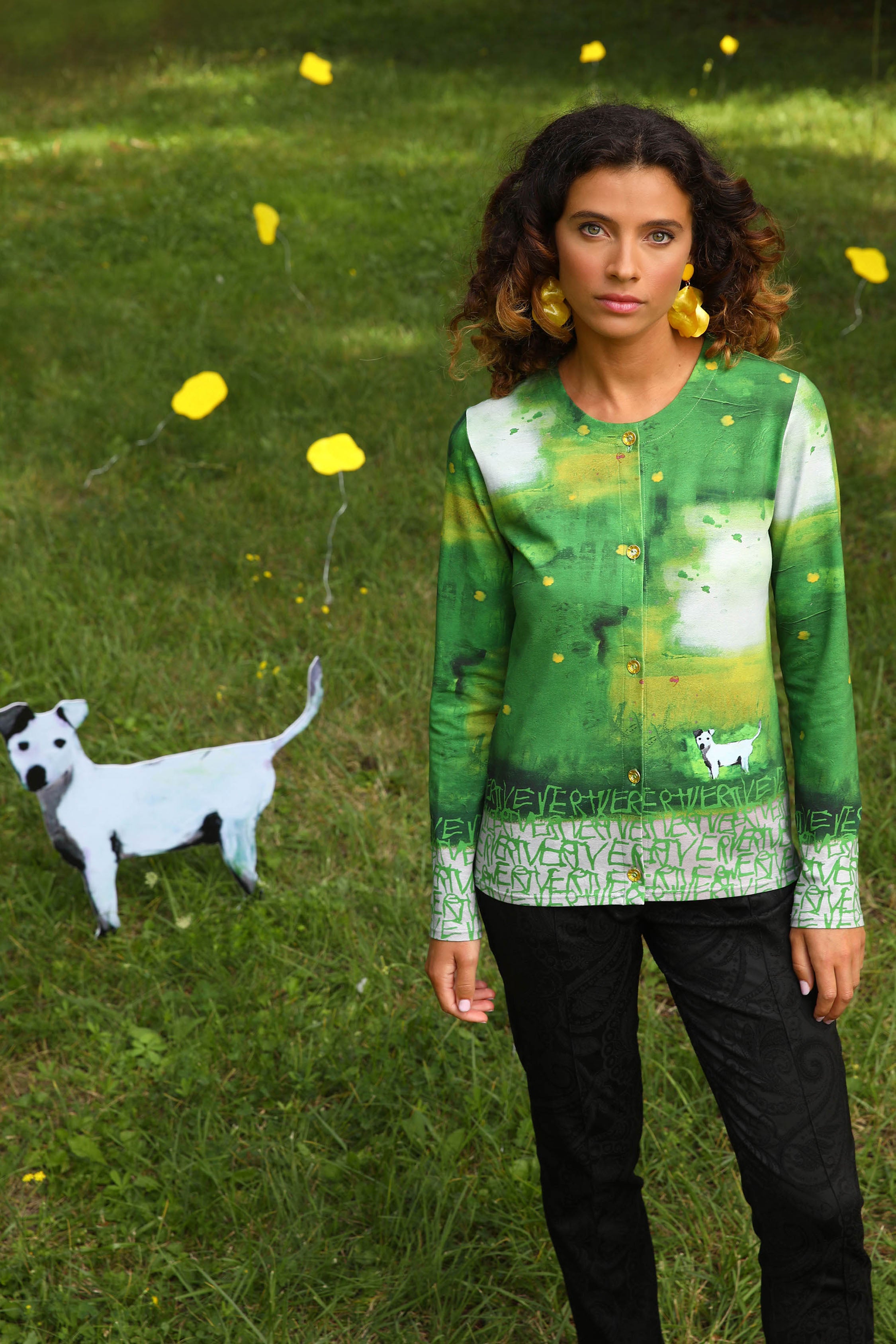 LE CARDIGAN VERT | EN BONNE COMPAGNIE