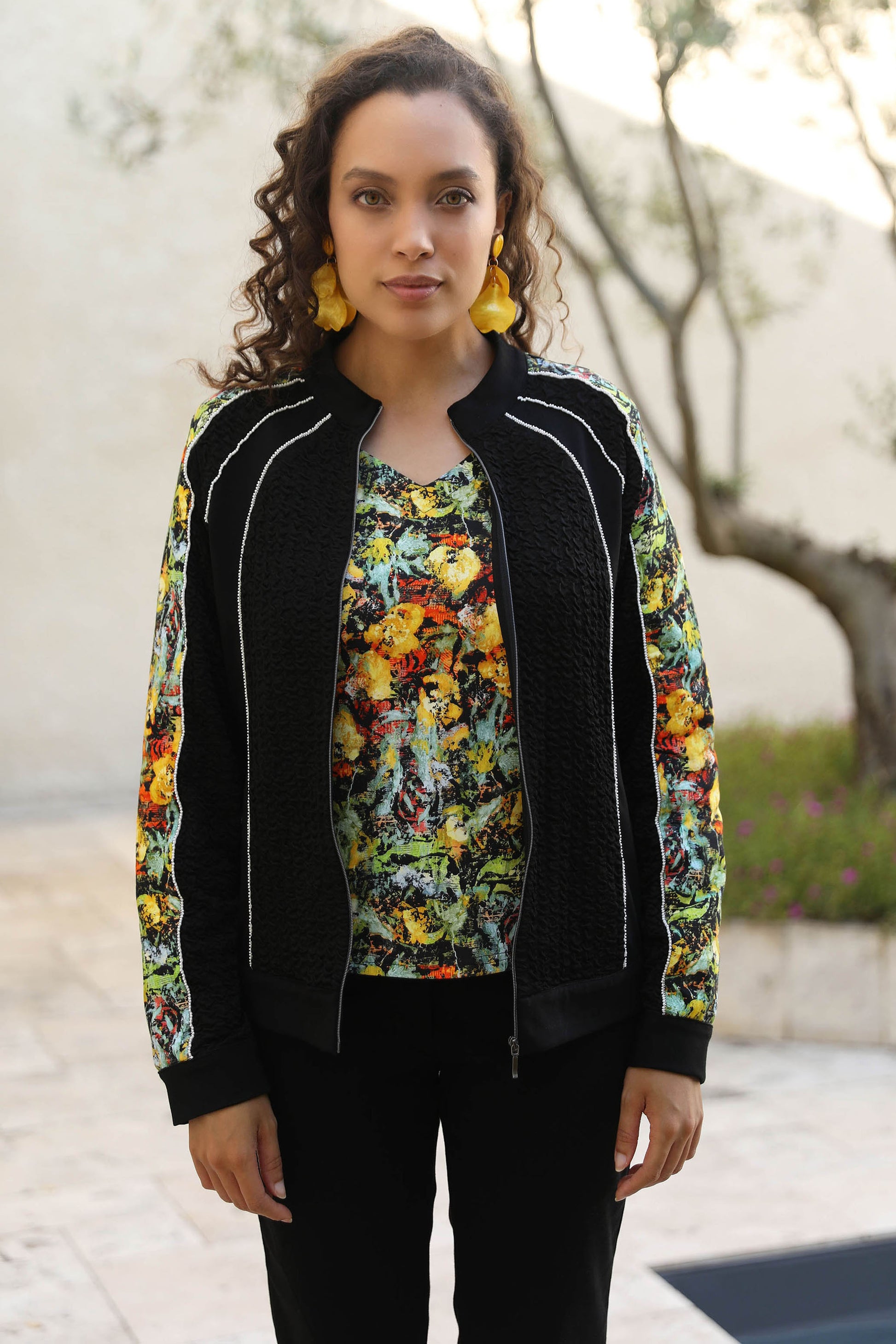 LE CARDIGAN ZIPPÉ | A FLEUR DE PEAU