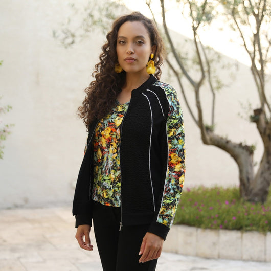 THE ZIPPERED CARDIGAN | AT THE FLOWER OF SKIN