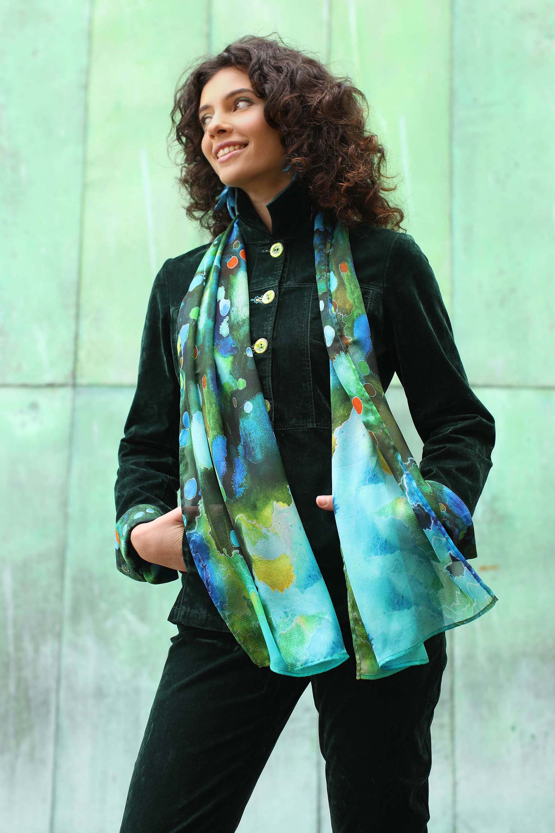 LE FOULARD EN SOIE | AU PAYS DES MERVEILLES