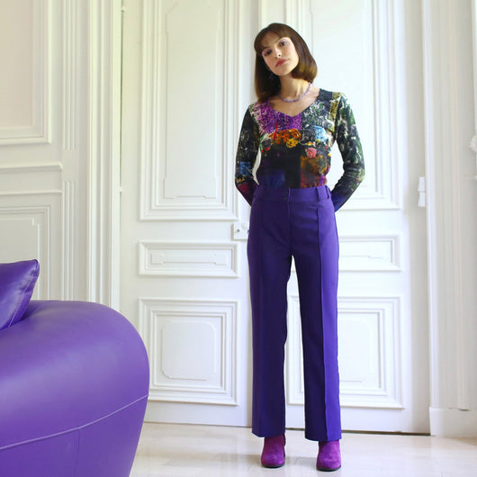 LE PANTALON | COULEUR POURPRE