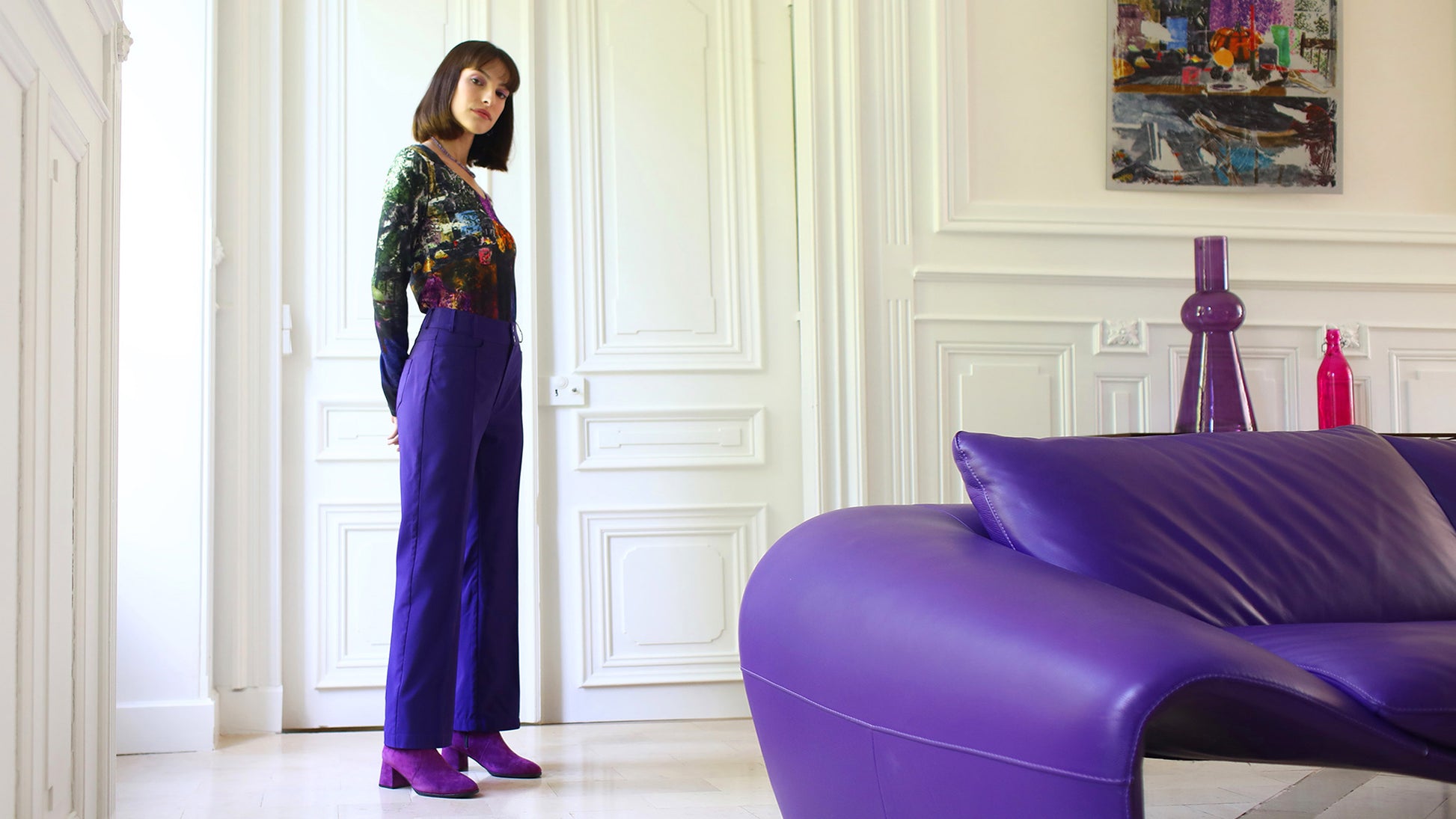 LE PANTALON | COULEUR POURPRE