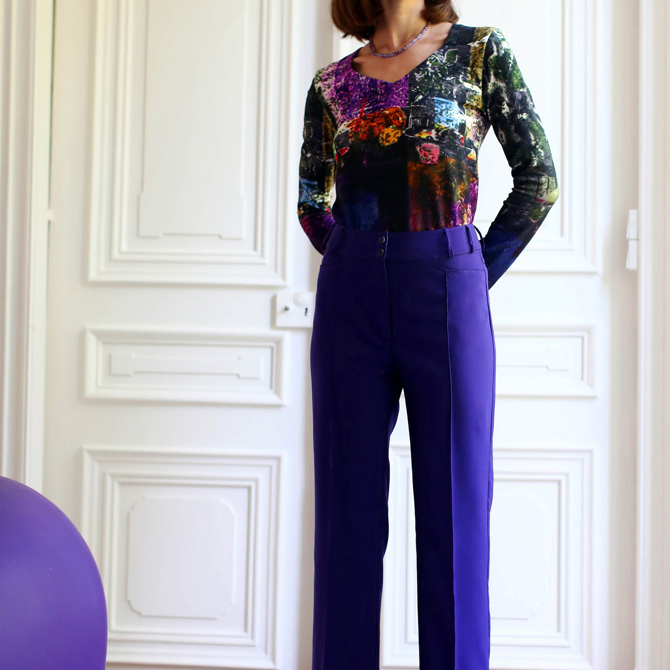THE PANTS | PURPLE COLOR