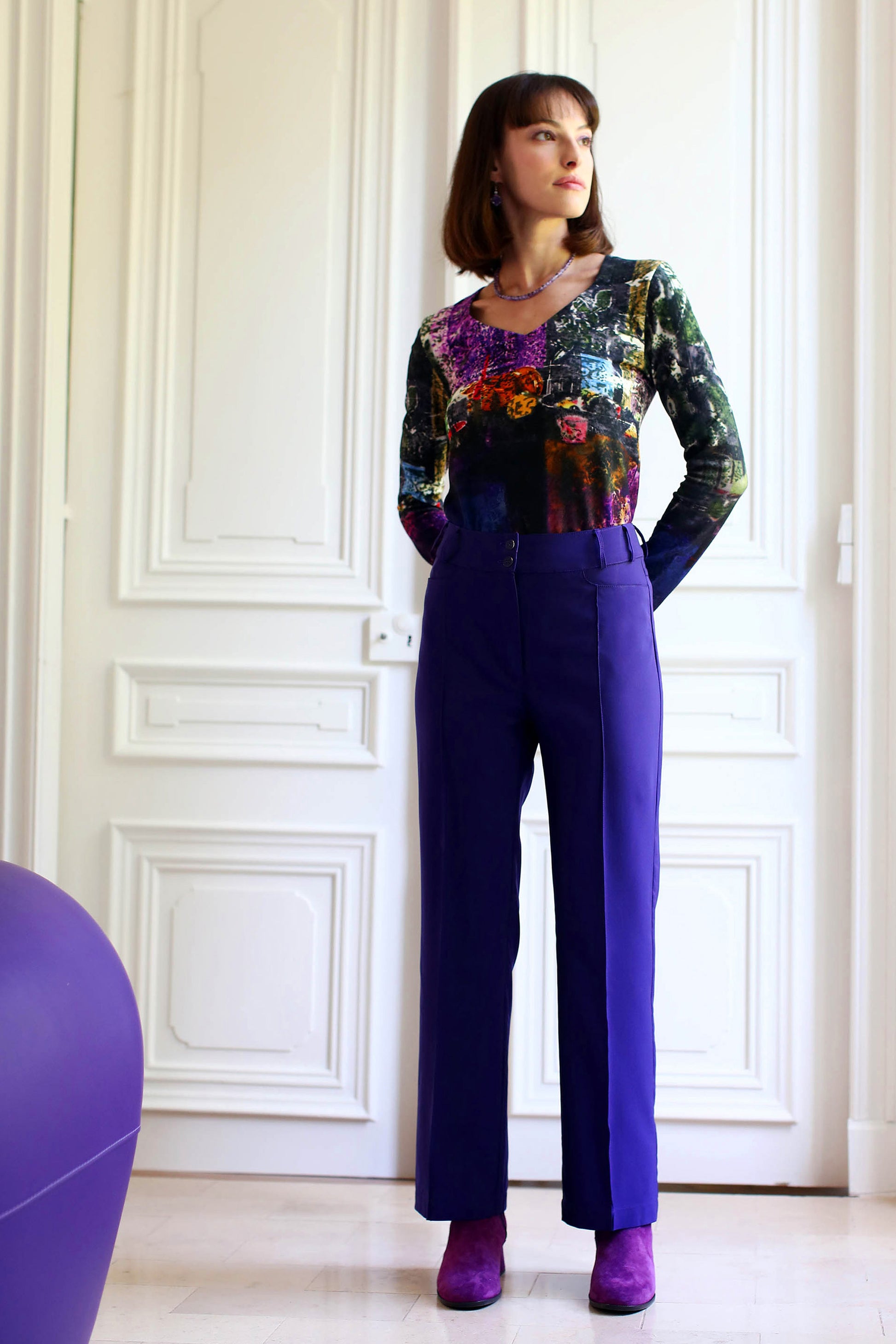 LE PANTALON | COULEUR POURPRE