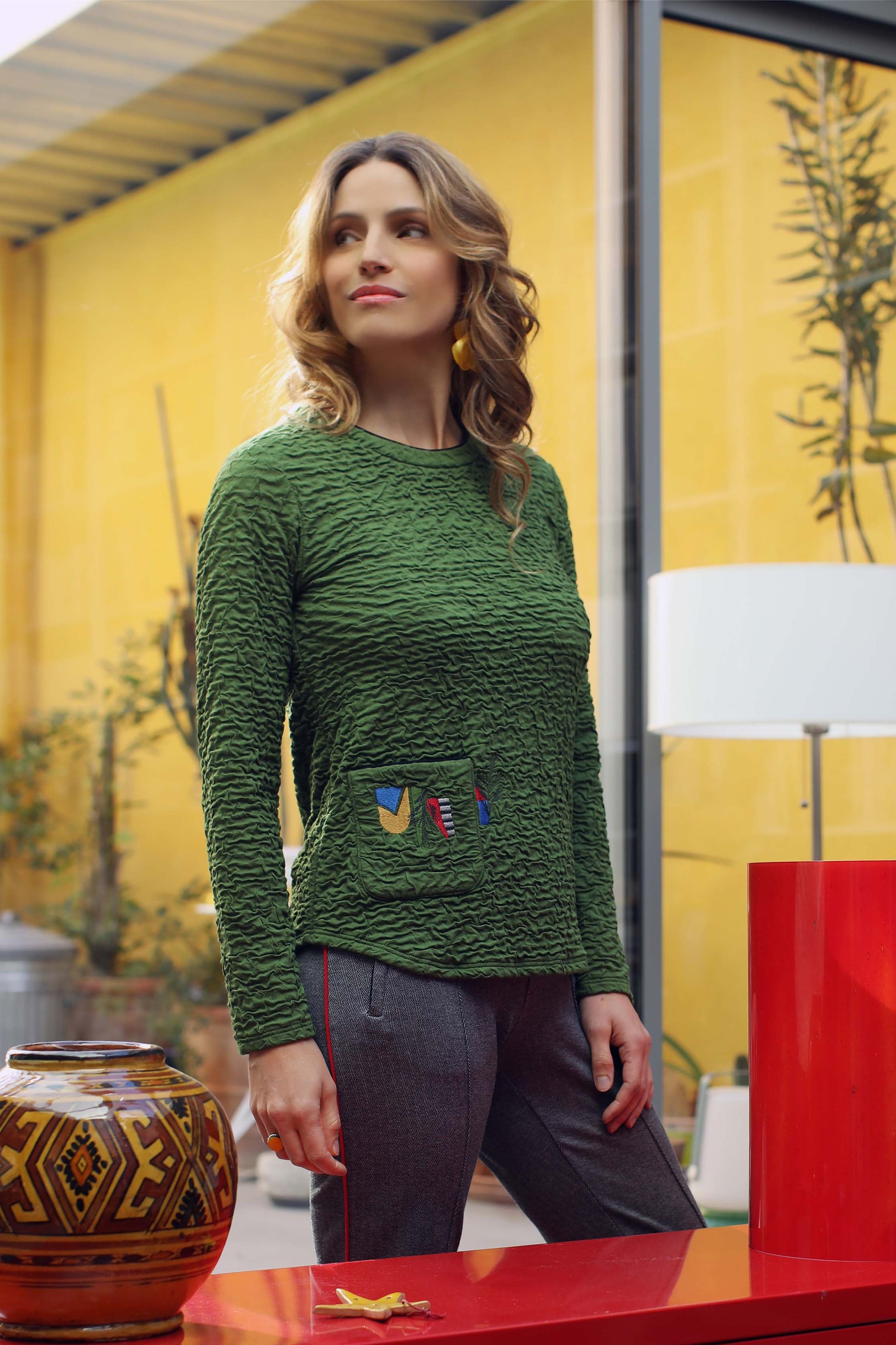 THE EMBROIDERED SWEATER | ALL TOGETHER