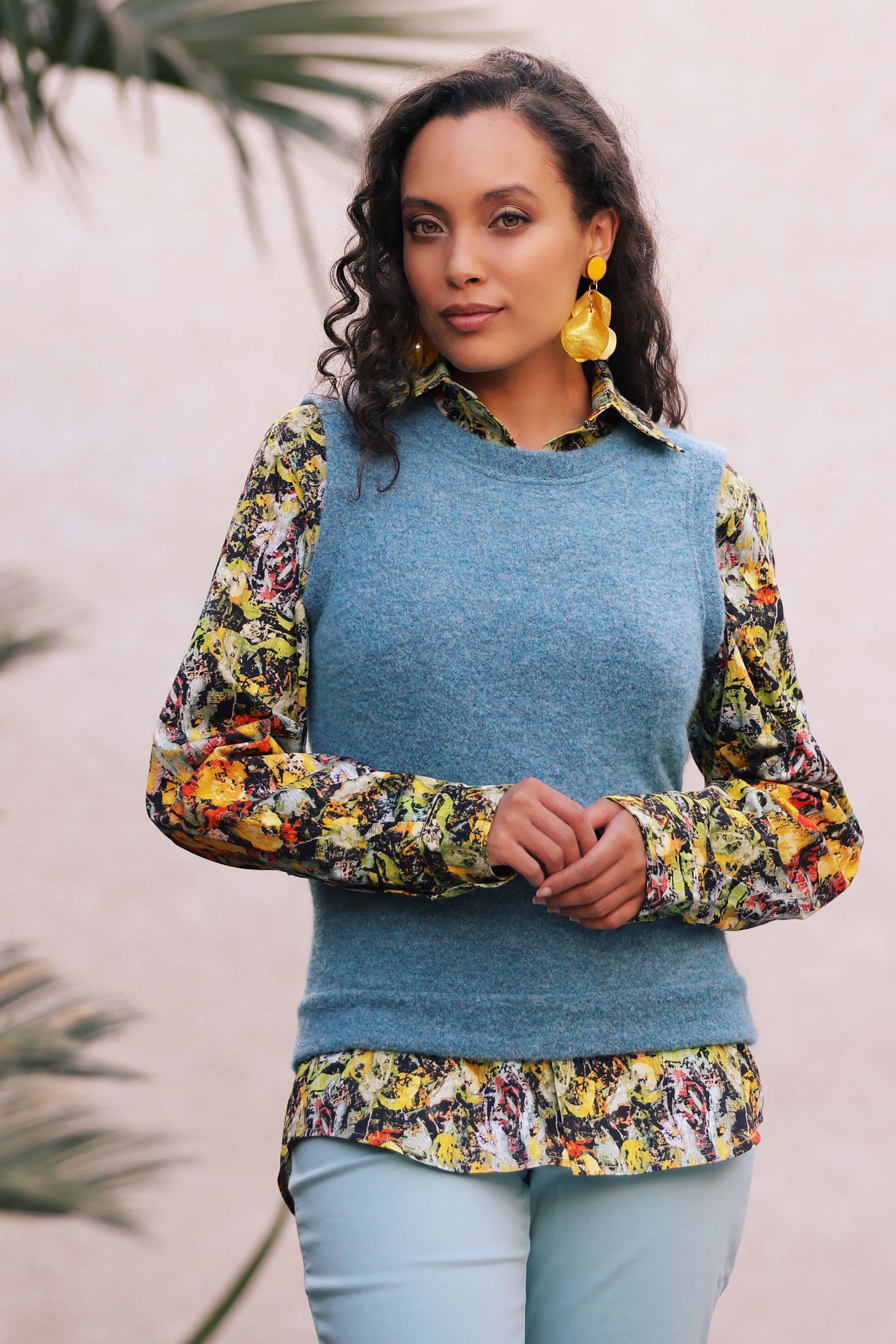 LE PULL SANS MANCHES | A FLEUR DE PEAU