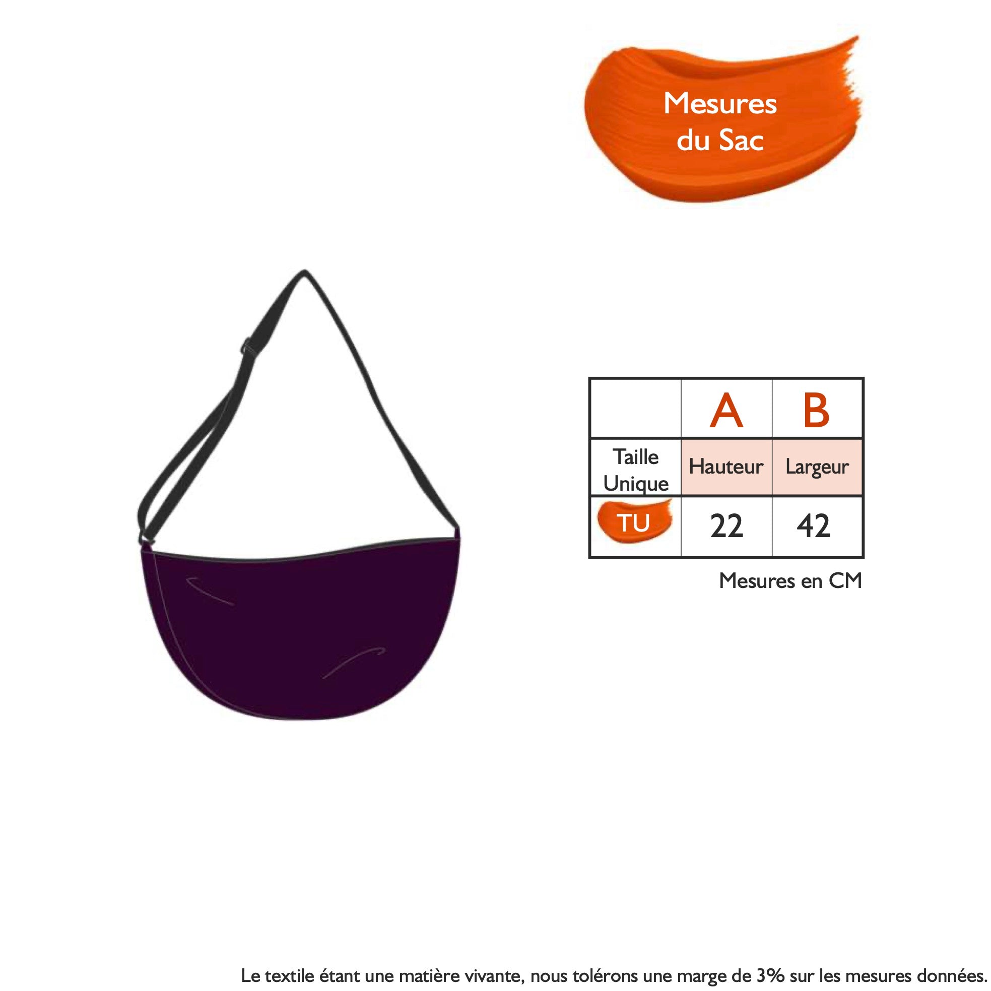 Guide des tailles - LE SAC | MEMORY