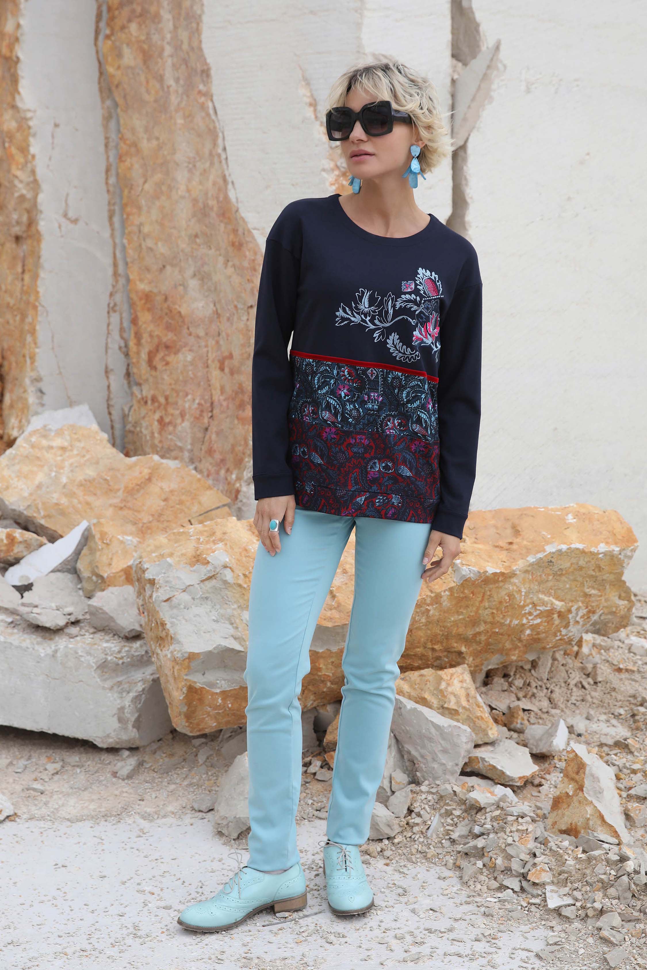 LE PANTALON SUÉDÉ BLEU PASTEL | MEMORY