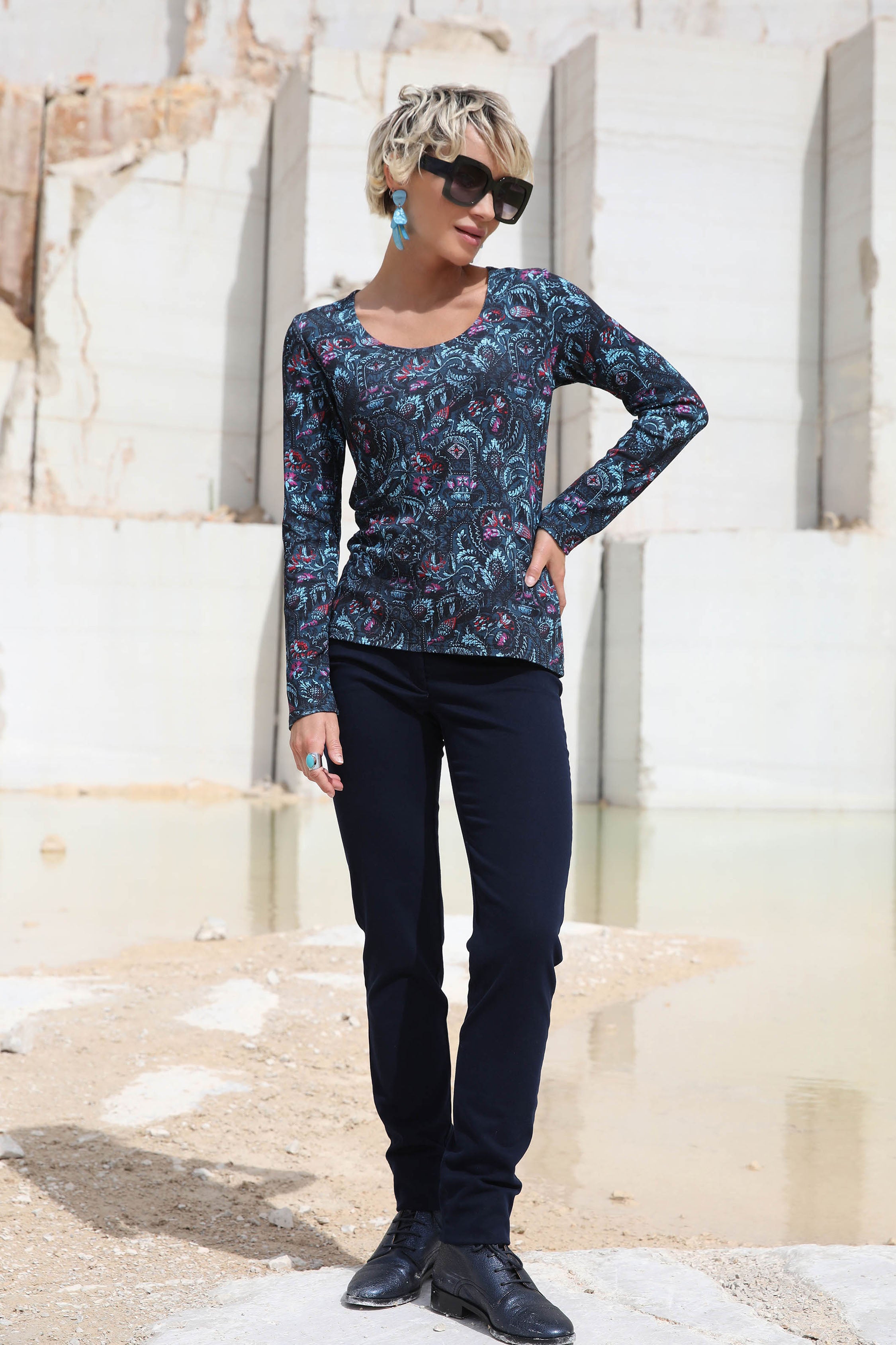 LE PANTALON SUÉDÉ NAVY | MEMORY