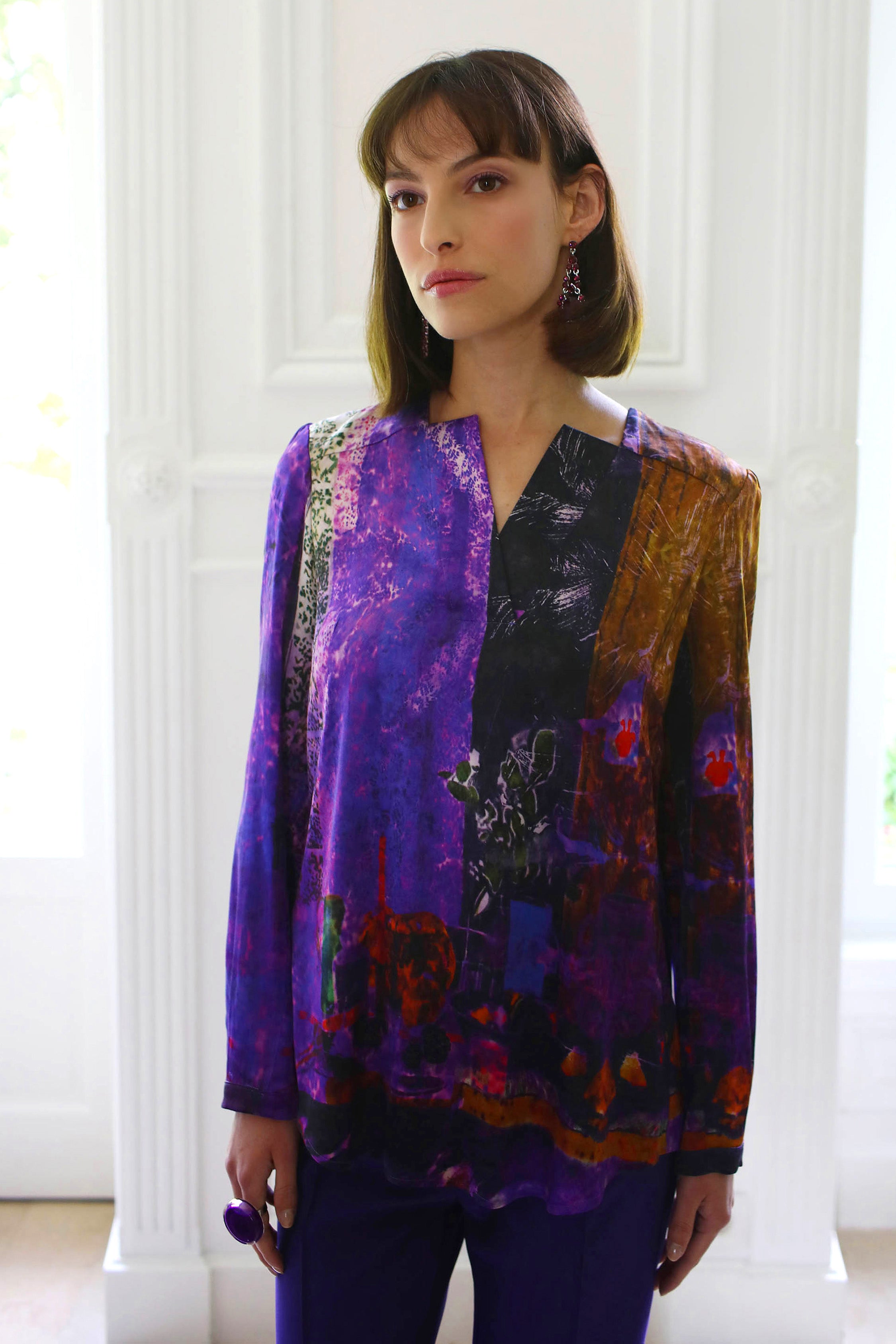 LE TOP FANTAISIE | COULEUR POURPRE