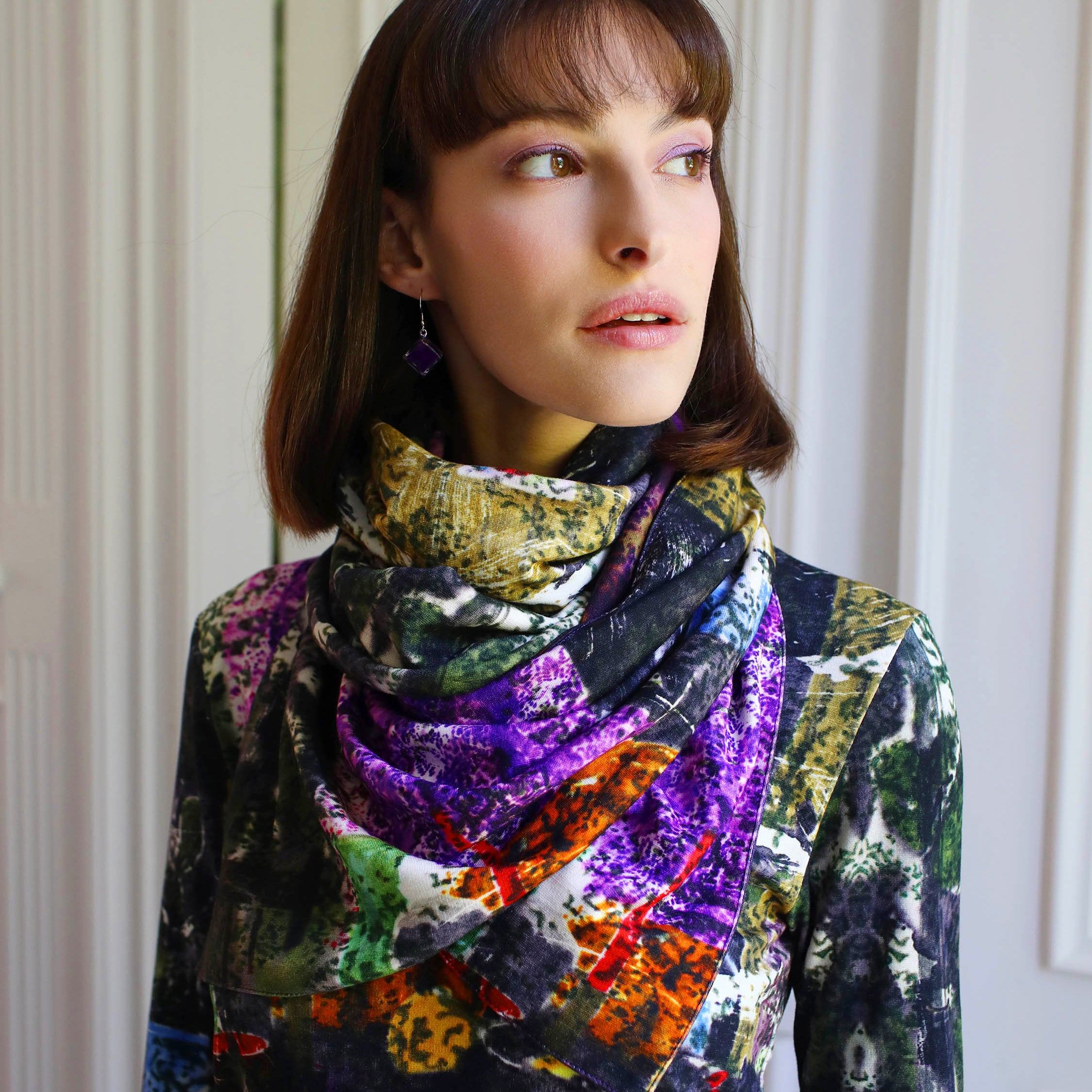 THE SCARF | PURPLE COLOR