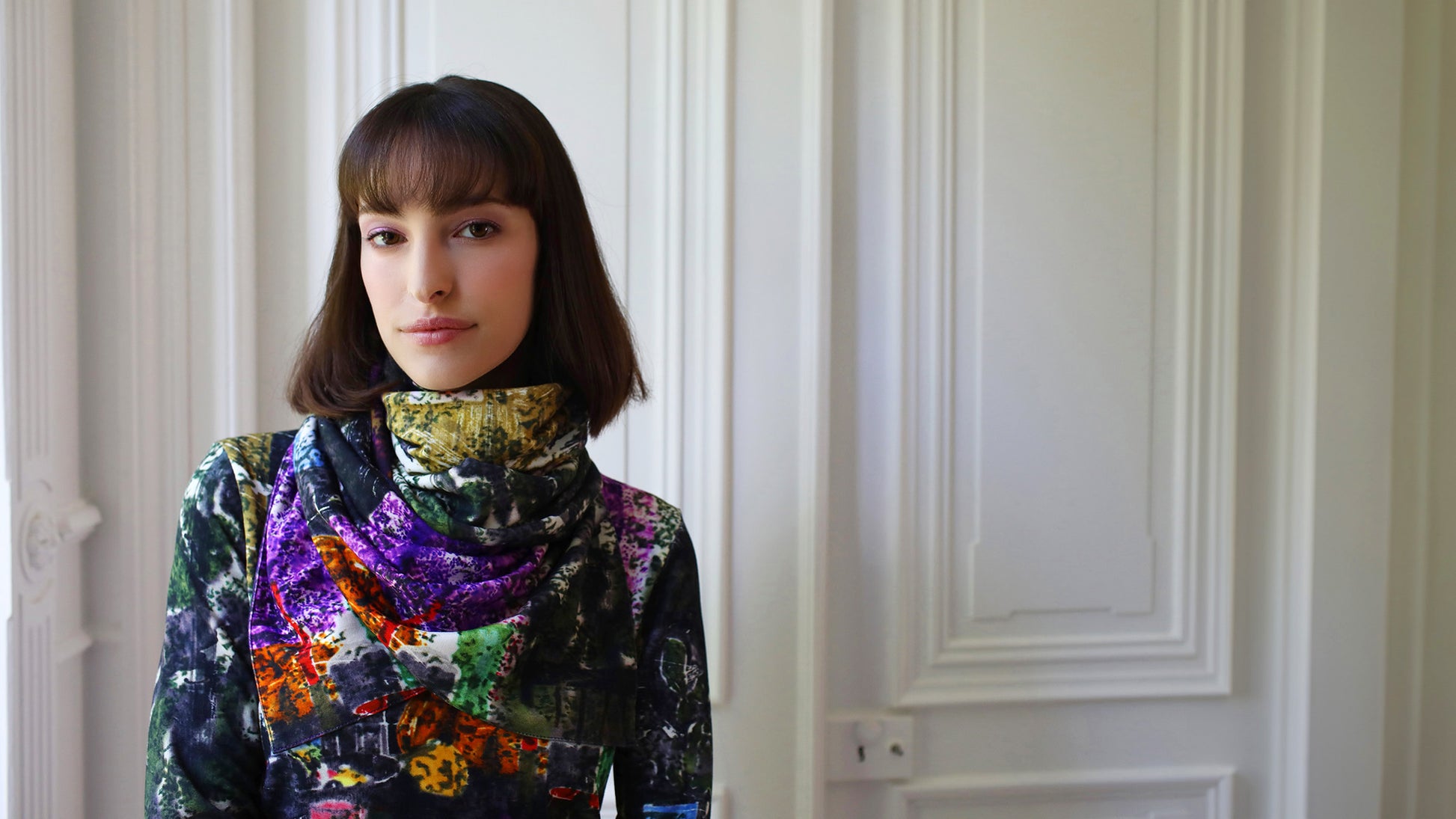 L’ÉCHARPE | COULEUR POURPRE