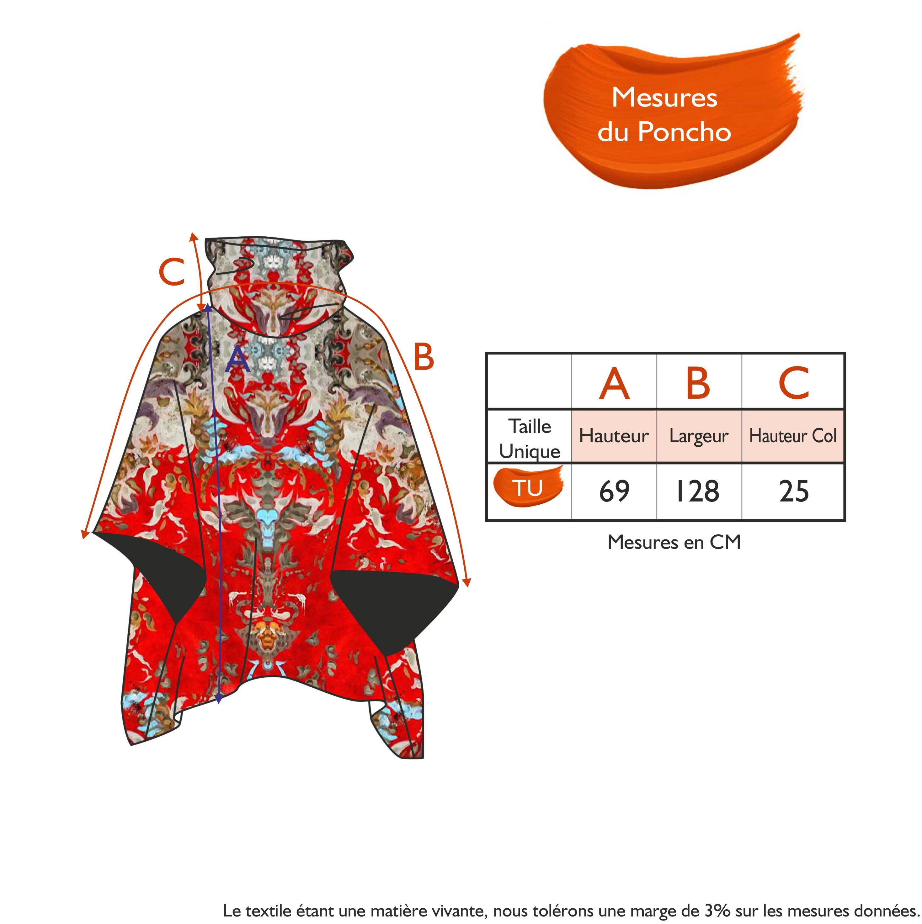 Guide des tailles - LE PULL-PONCHO | ABRUZZES