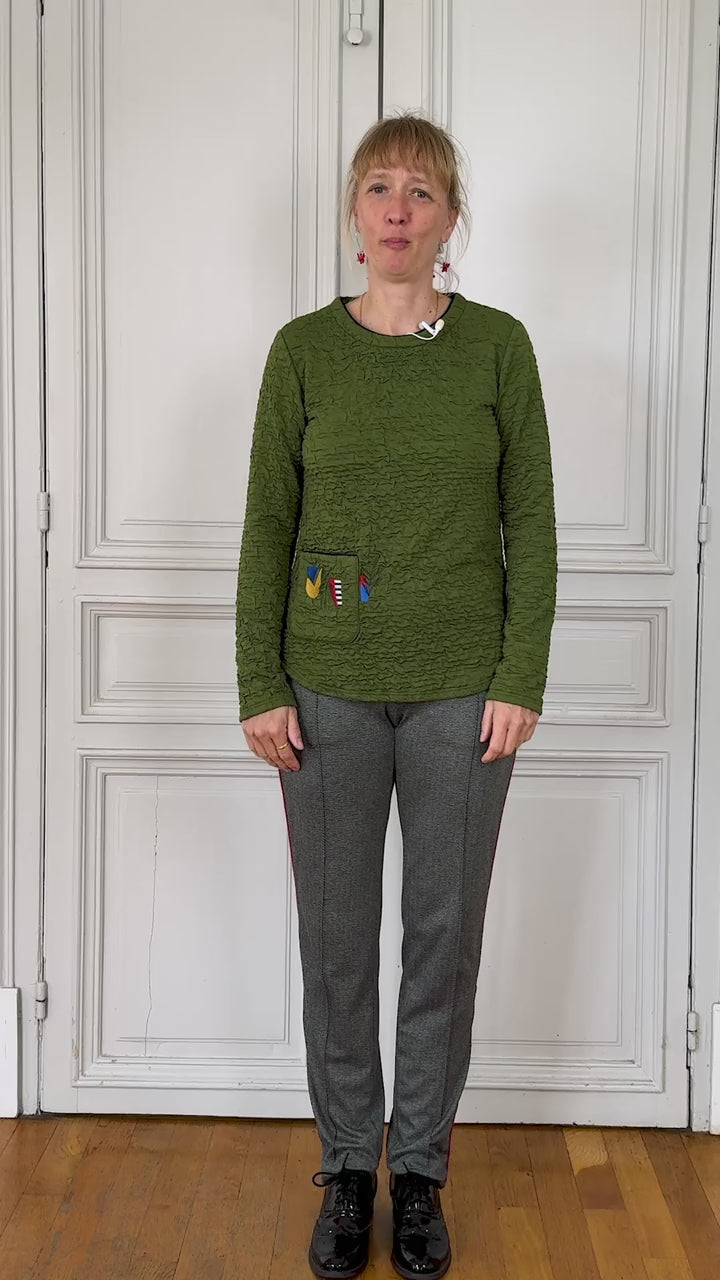 LE PULL BRODÉ