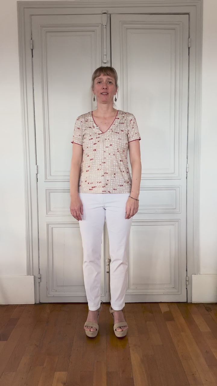 LE PANTALON BLANC SUPERSTRETCH