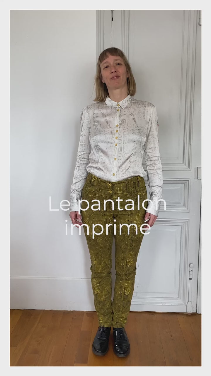 Le pantalon imprimé