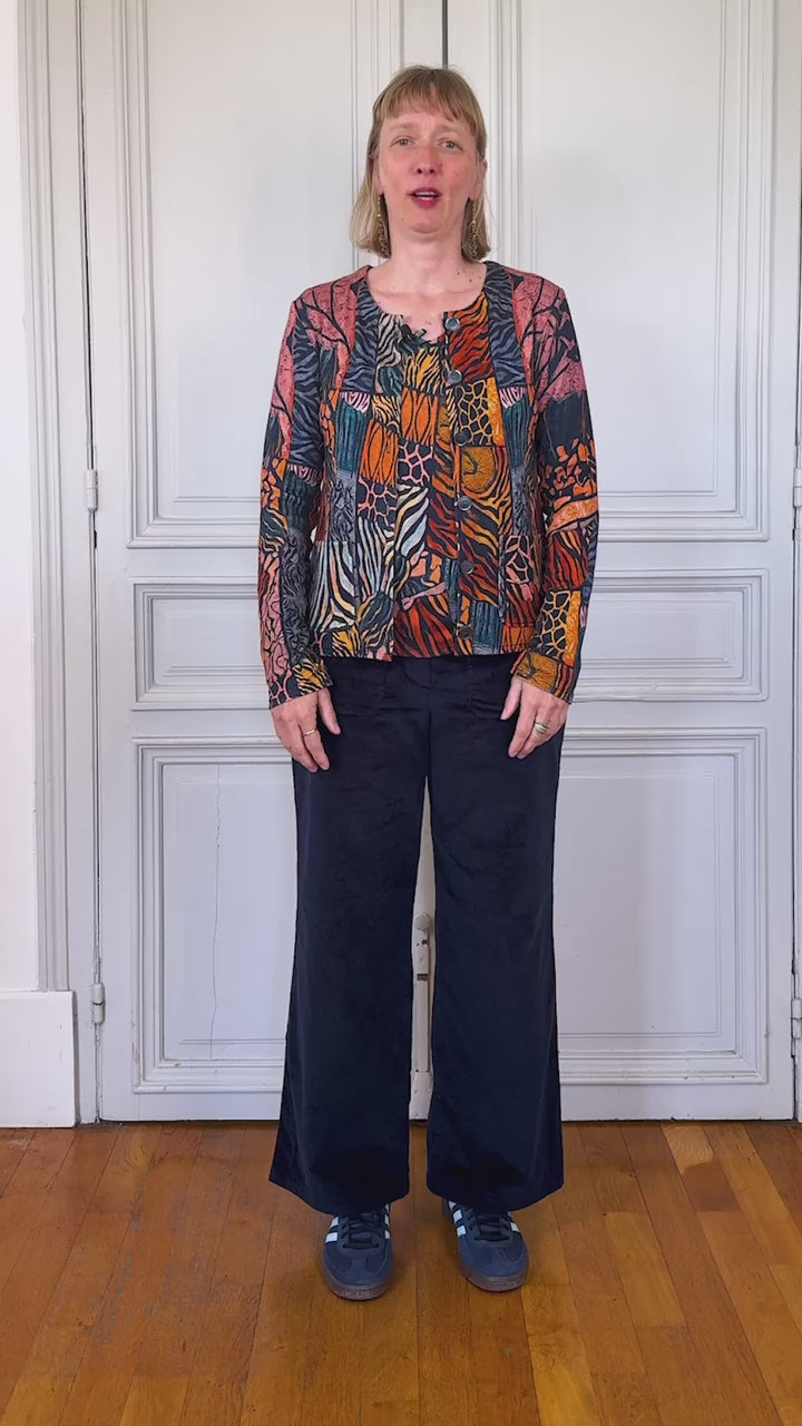 LE CARDIGAN IMPRIMÉ