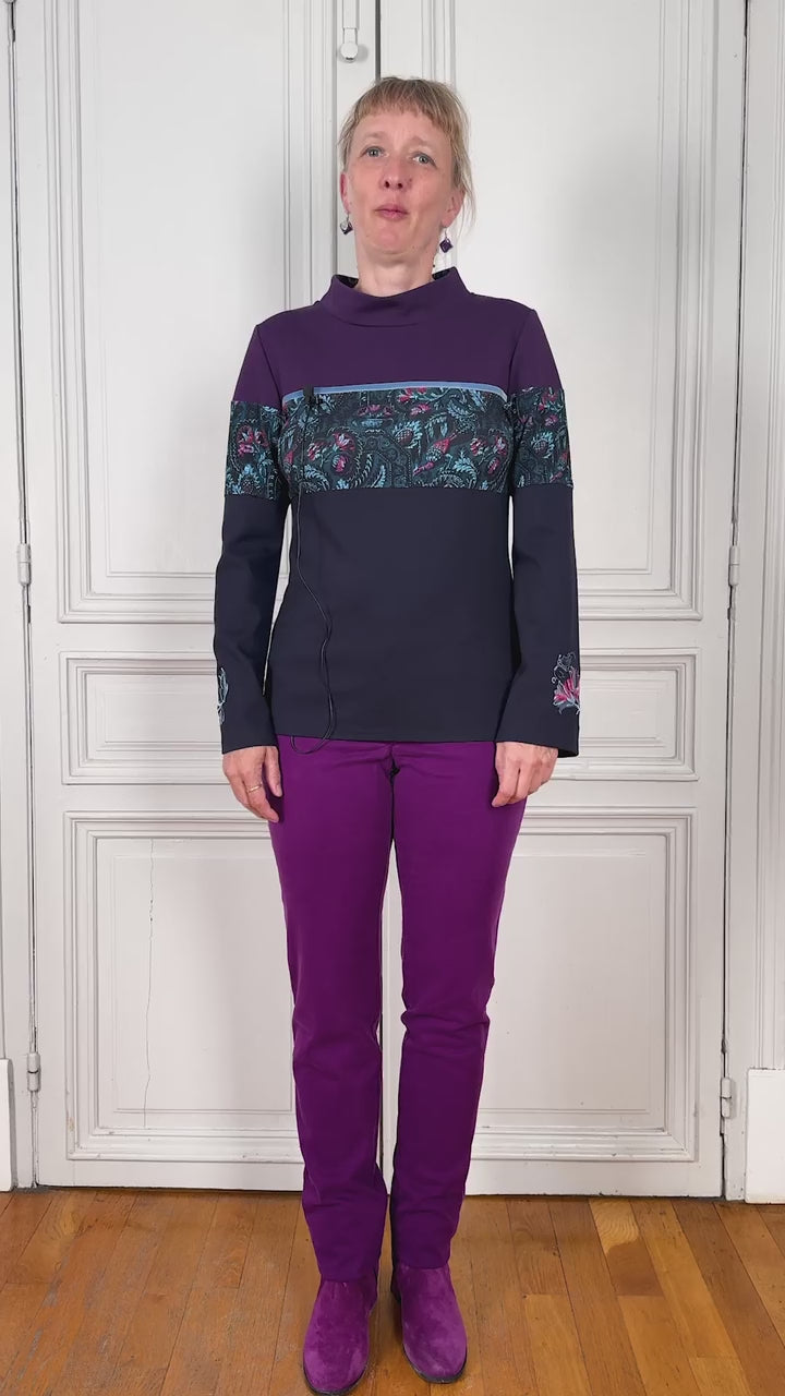 LE PULL COL MONTANT