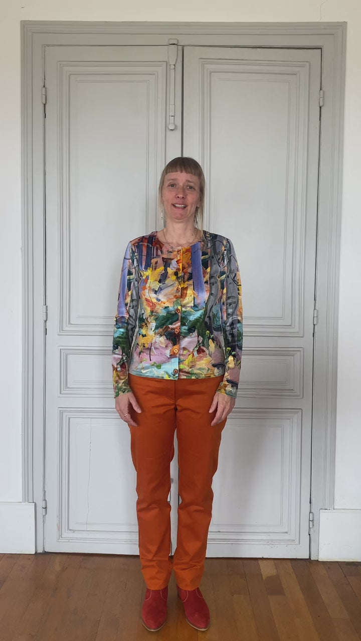 CARDIGAN IMPRIMÉ LA