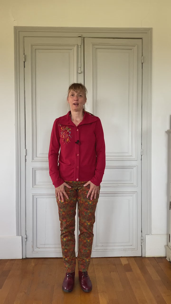 CDB PANTALON IMPRIMÉ JARDINS ENCHANTÉS-