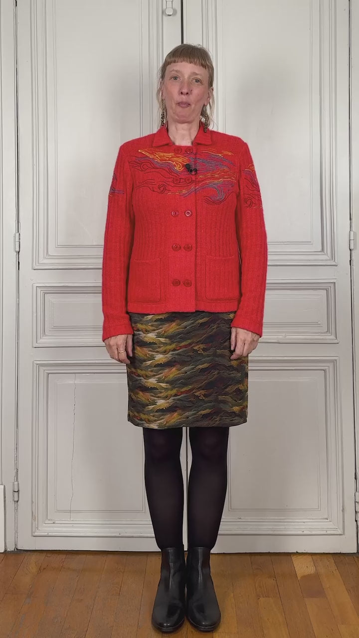 LE CARDIGAN BRODÉ