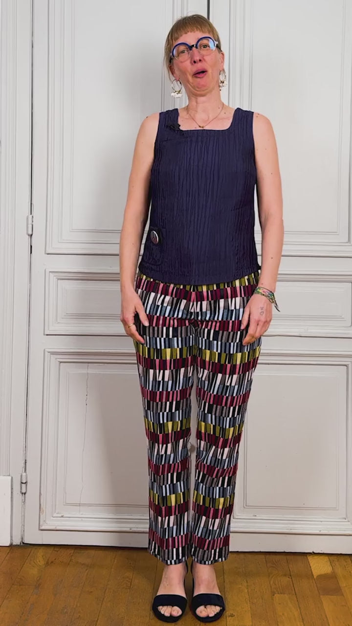 CDB LE PANTALON JACQUARD-