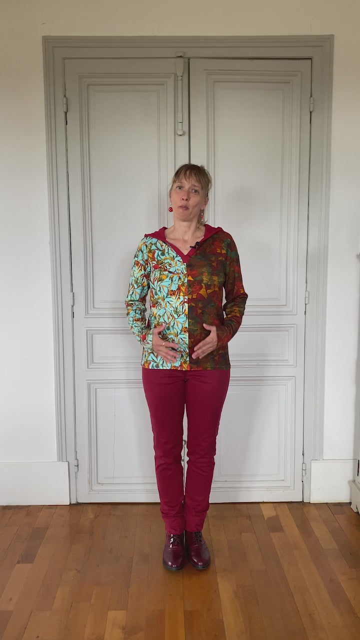 CDB LE SWEAT CAPUCHE JARDINS ENCHANTÉS-