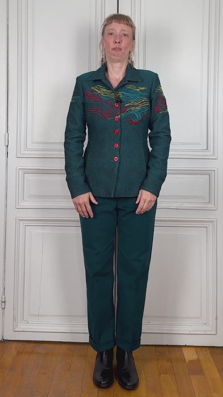 LA VESTE JACQUARD