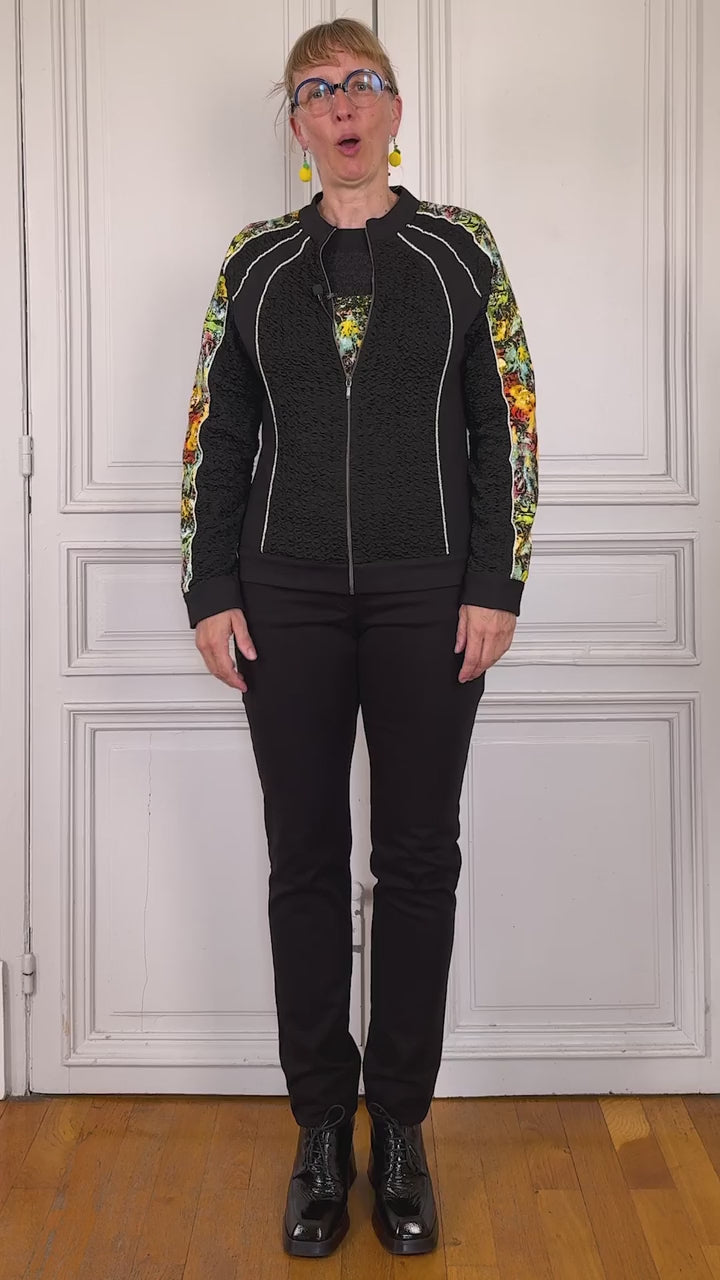 CDB LE  CARDIGAN ZIPPÉ S52