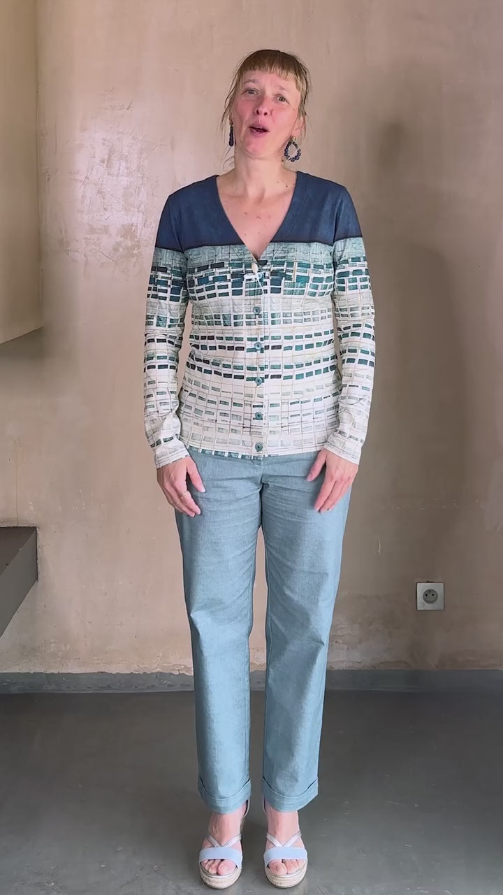 CDB LE CARDIGAN IMPRIMÉ