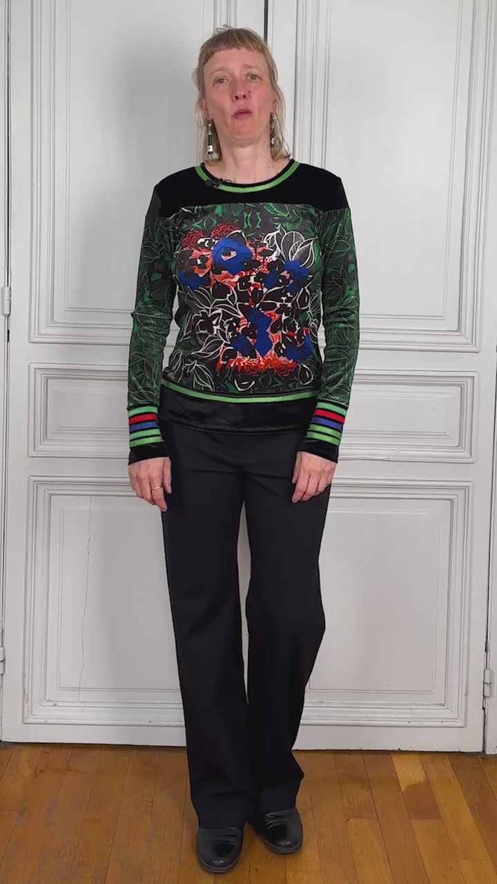 LE PULL EN VELOURS