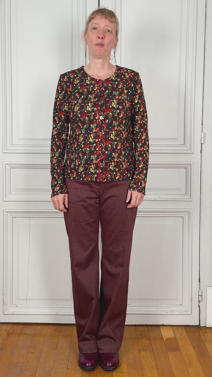CDB LE CARDIGAN IMPRIMÉ