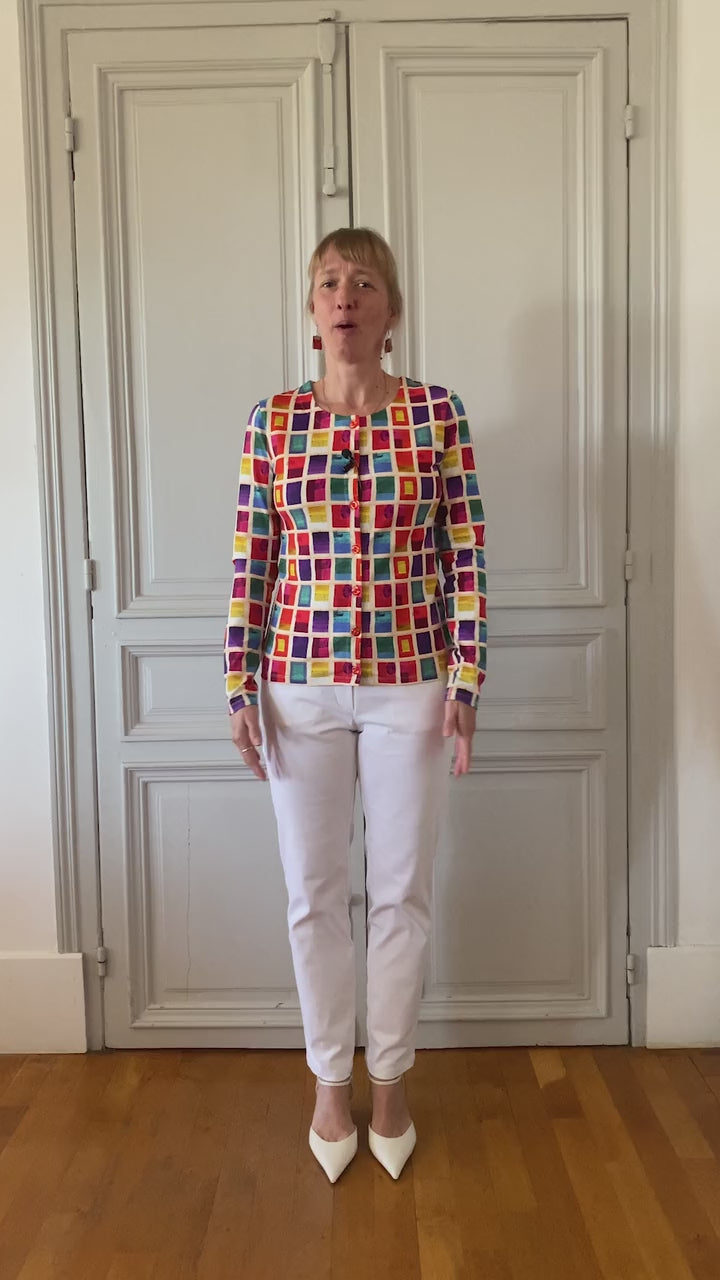 CDB LE CARDIGAN IMPRIMÉ