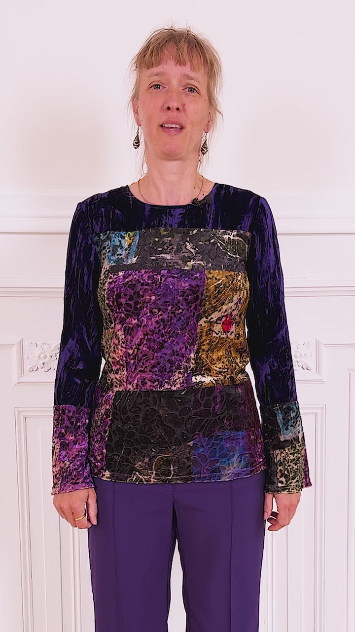LE TOP EN VELOURS