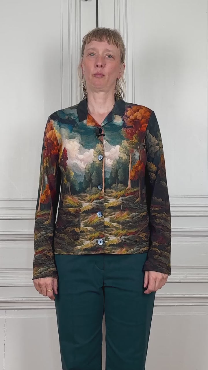 LE CARDIGAN IMPRIMÉ